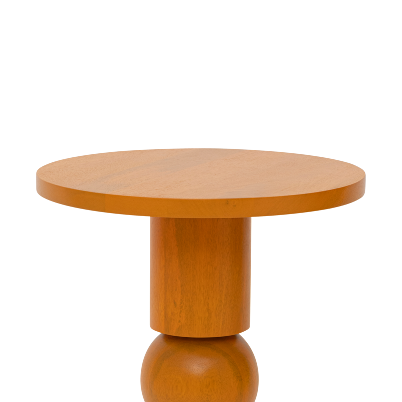 Beistelltisch TEKO orangefarbenes Mangoholz