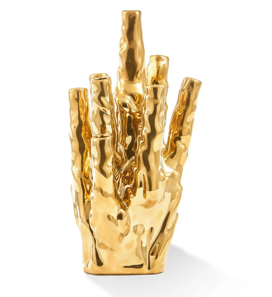 CORAL 10-TULPEN Vase gold