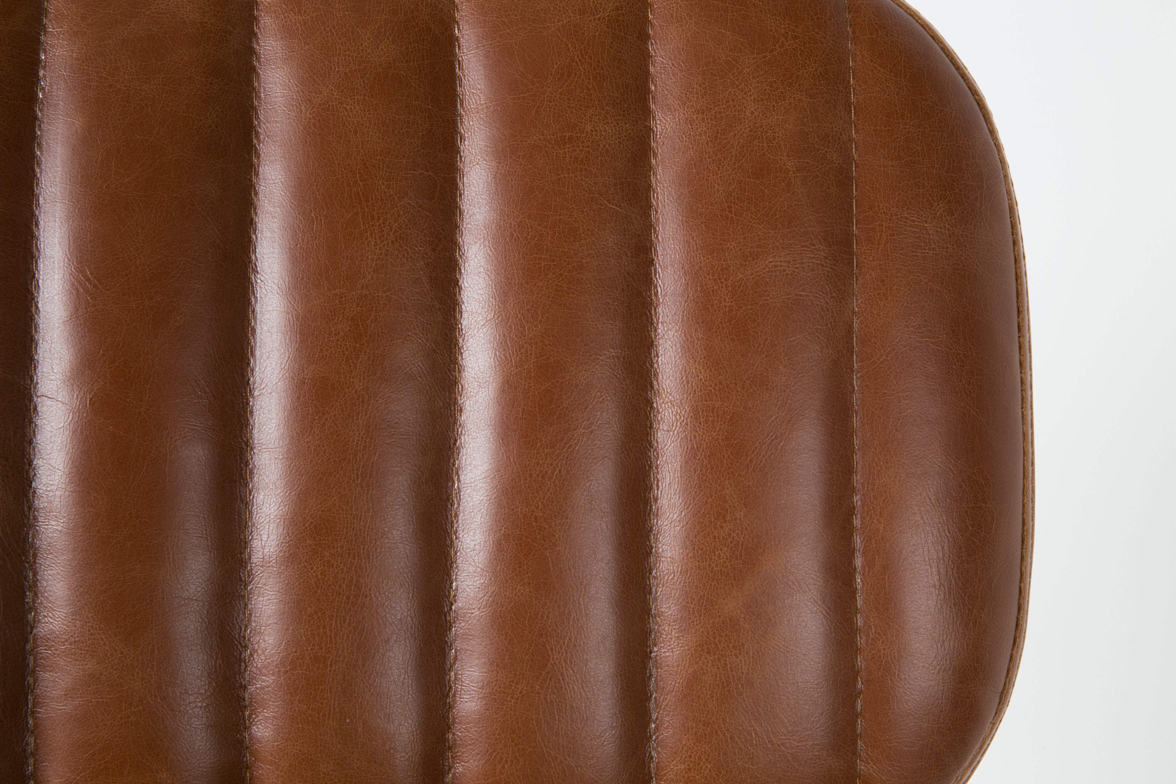 Stoel JAKE bruin kunstleer