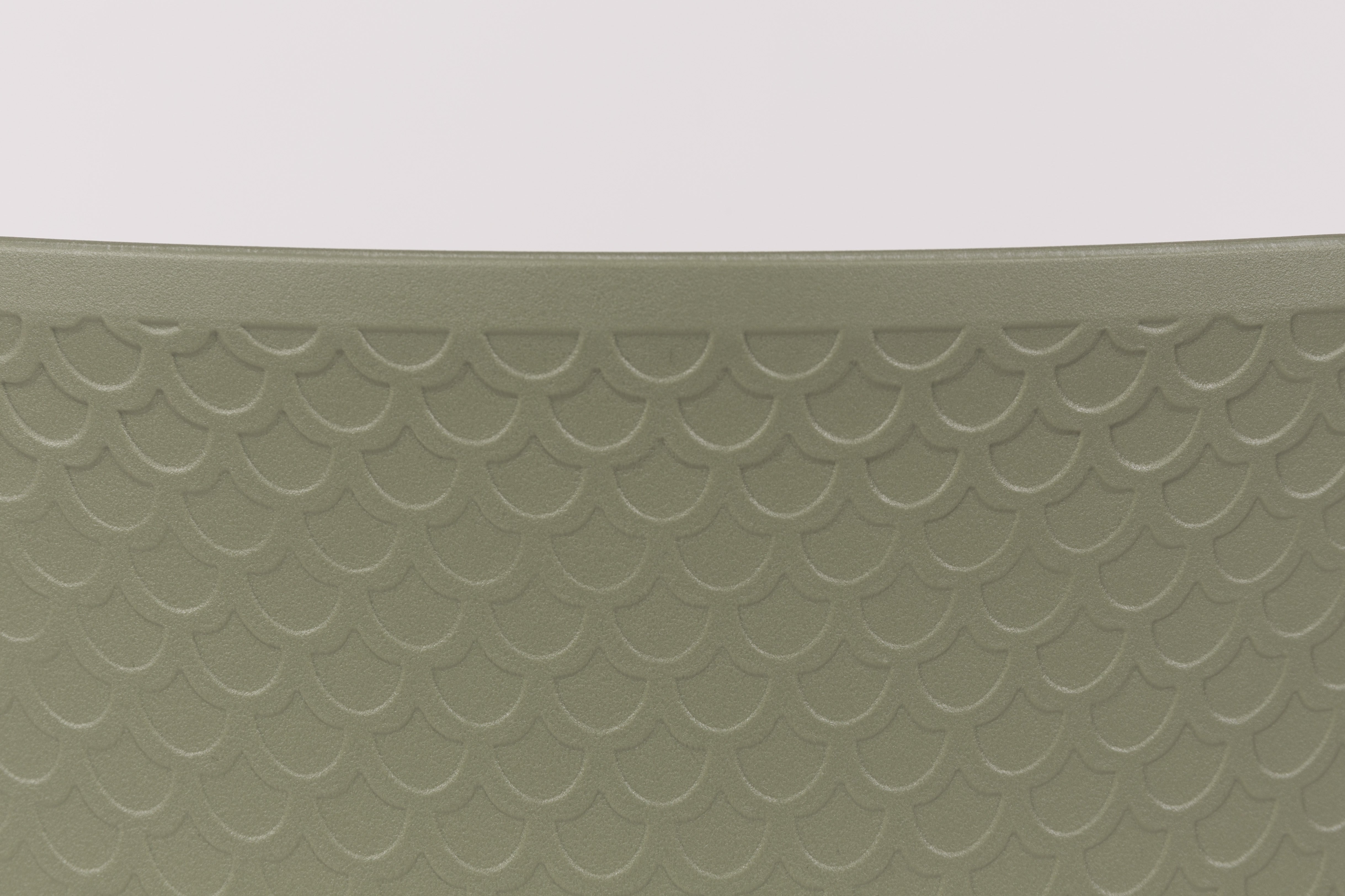 Leon Zielony Stuhl mit einer Holzbasis