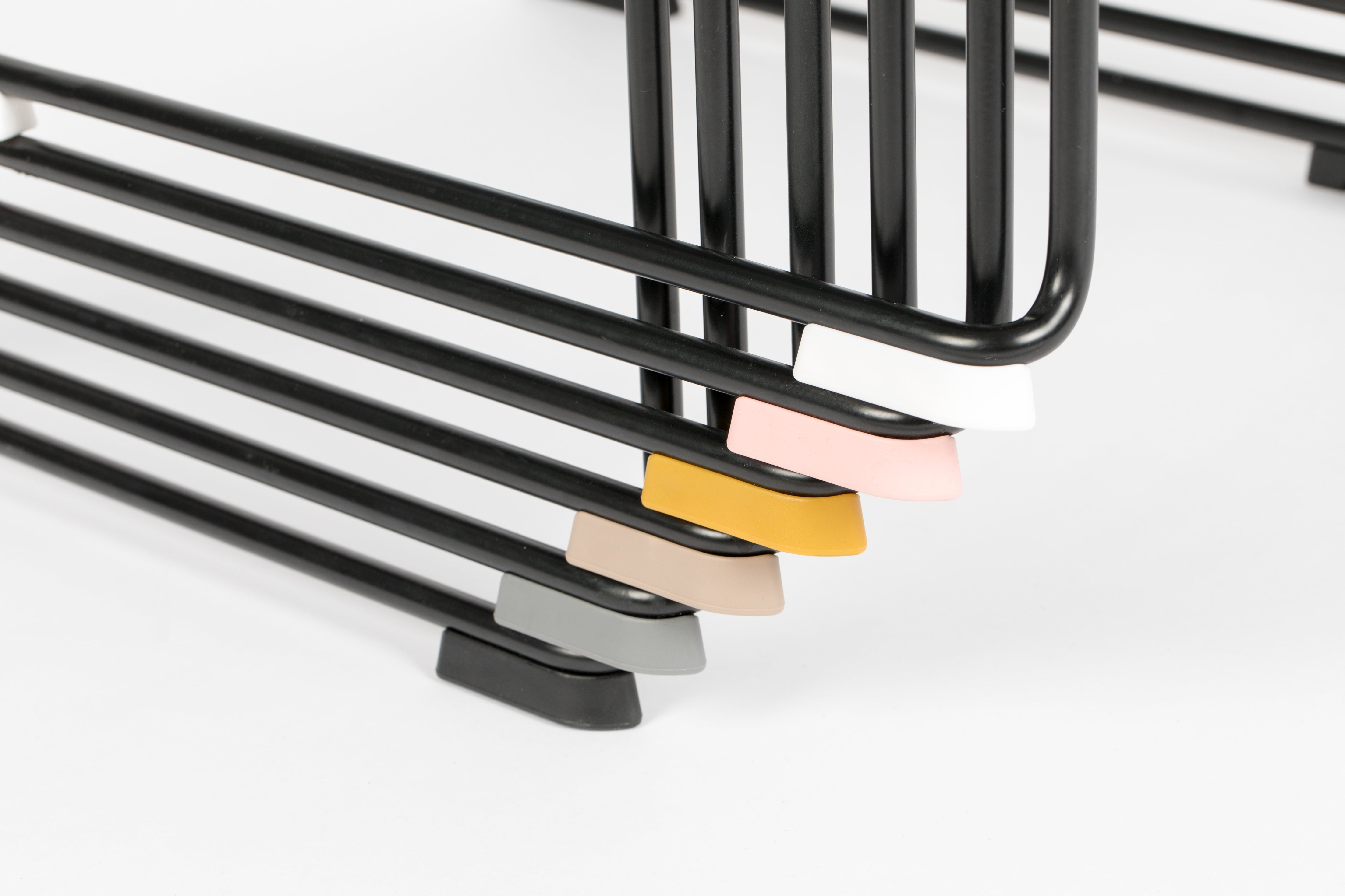 Stoel STACKS grijs met zwarte basis