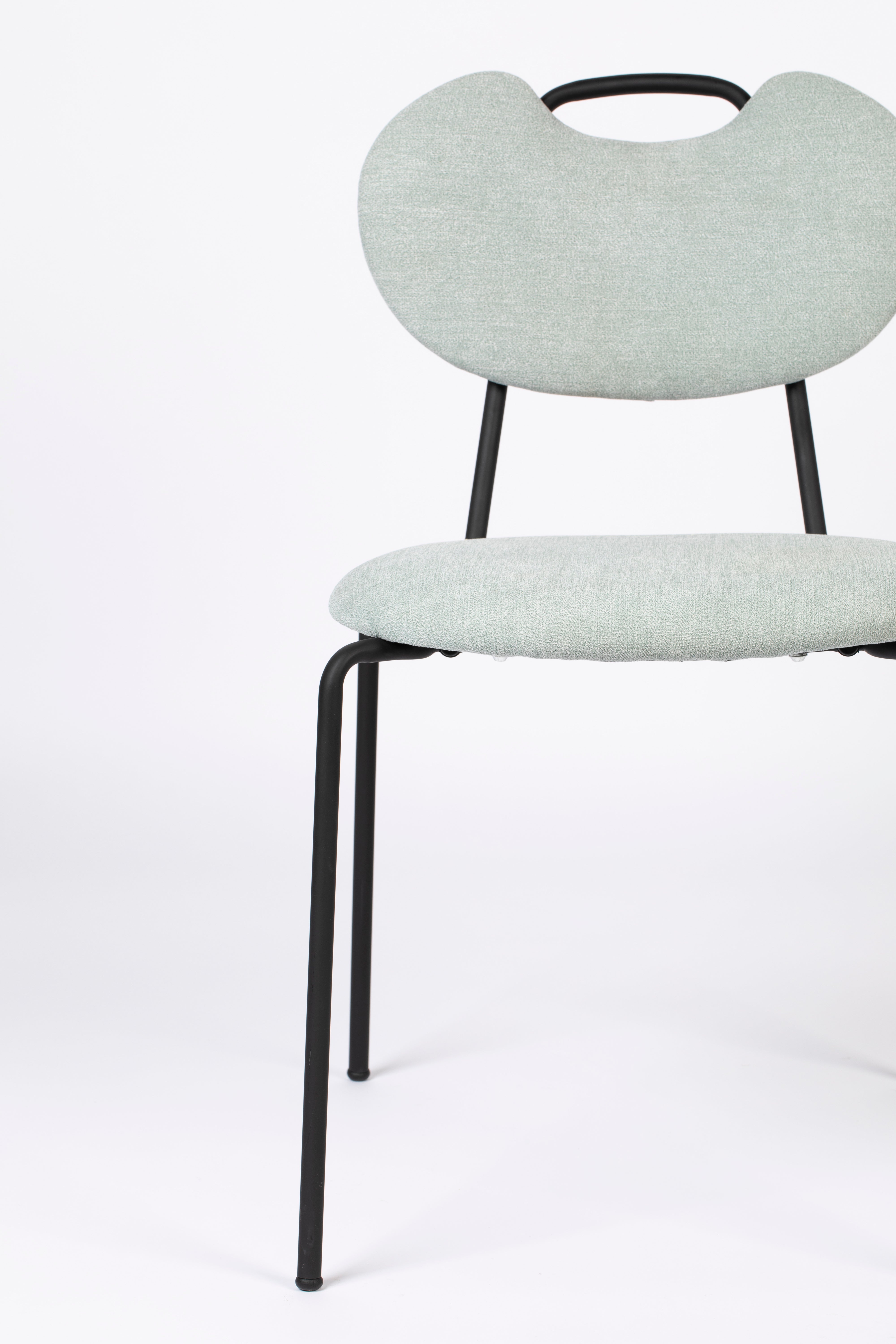 ASPEN chair green with black base