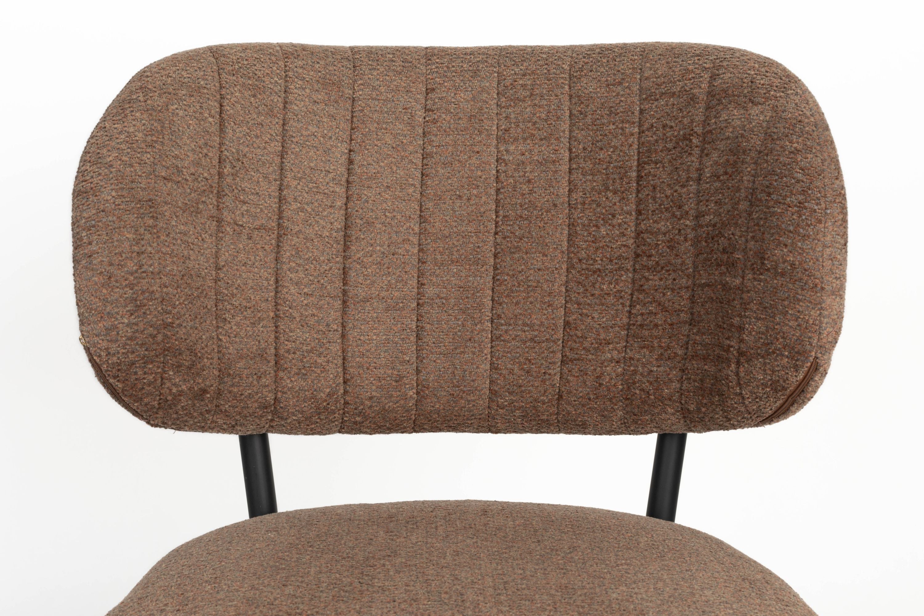 Stoel SANNE kaneel met zwarte basis