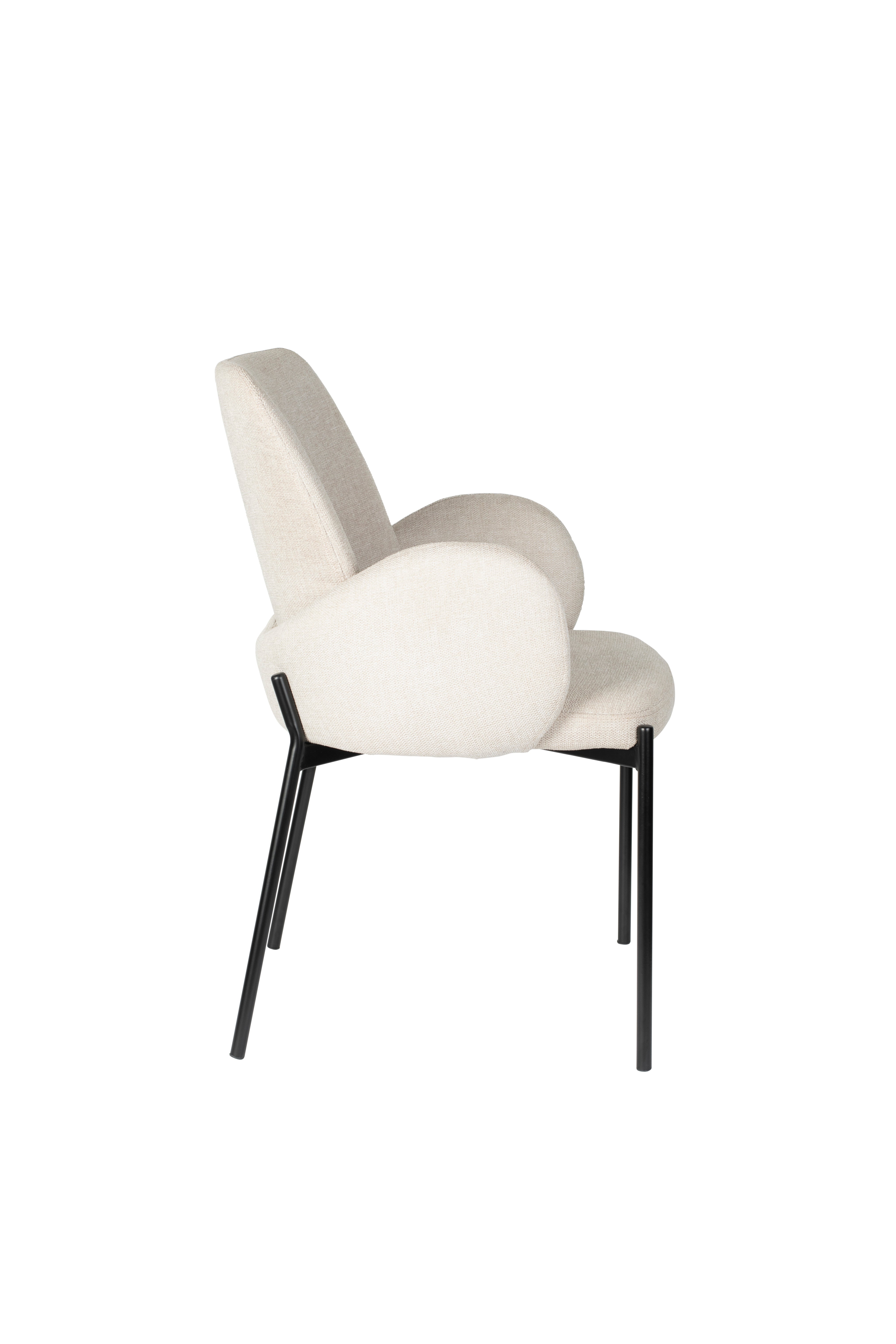 TJARDA crème fauteuil met armleuningen