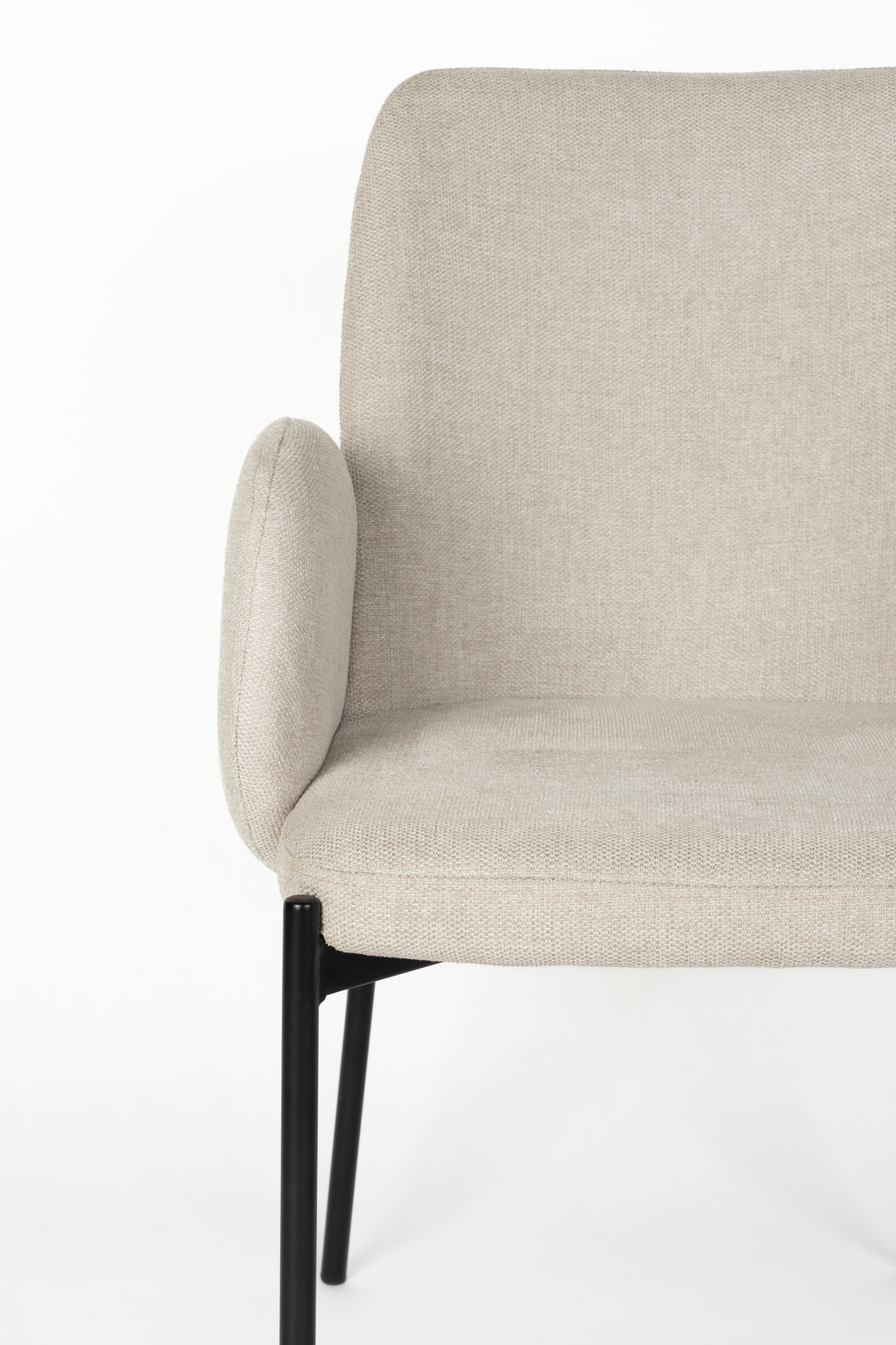 TJARDA crème fauteuil met armleuningen