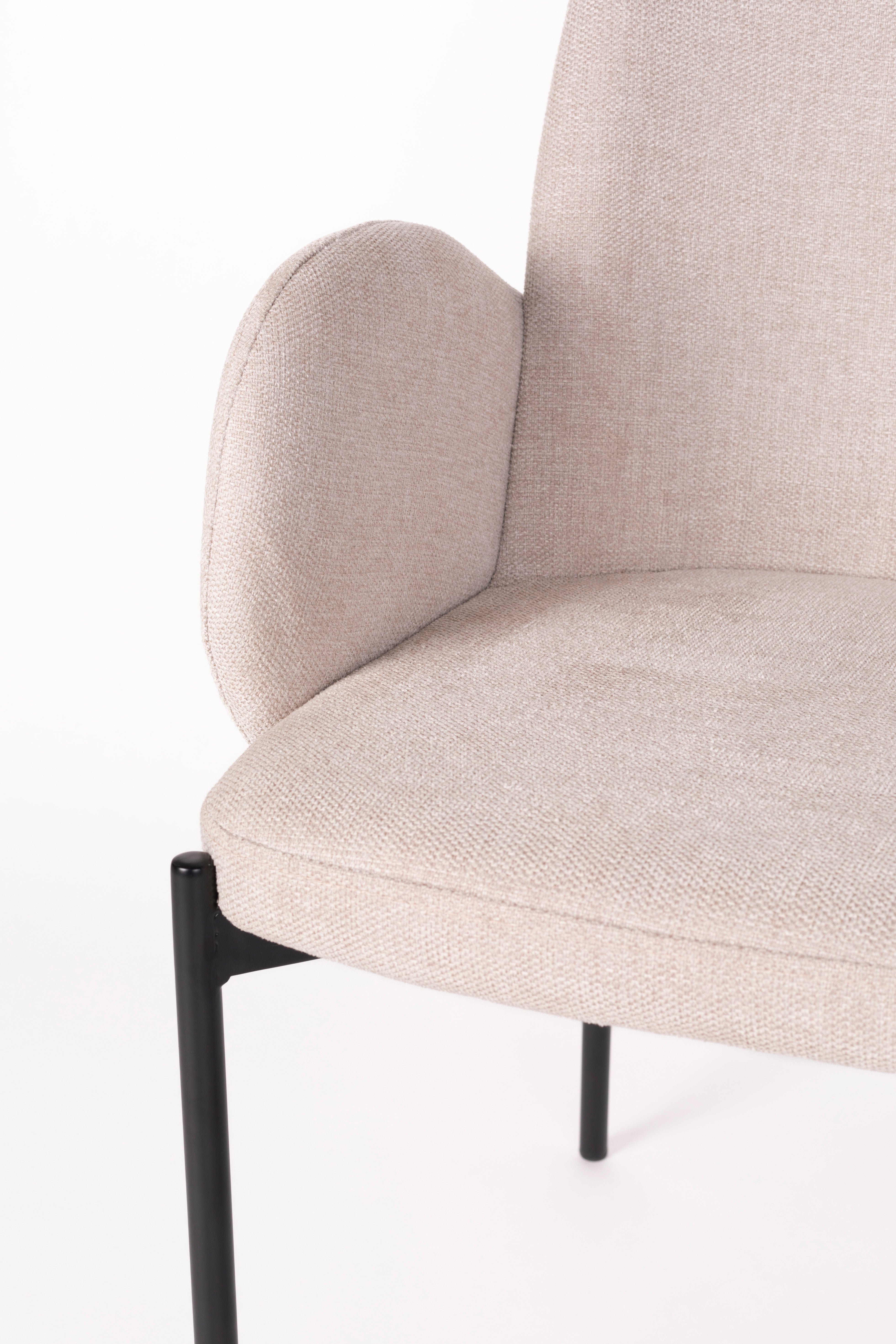 TJARDA crème fauteuil met armleuningen