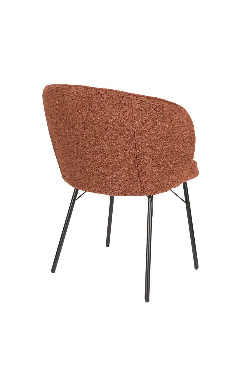 JOA Chair terracotta with black base