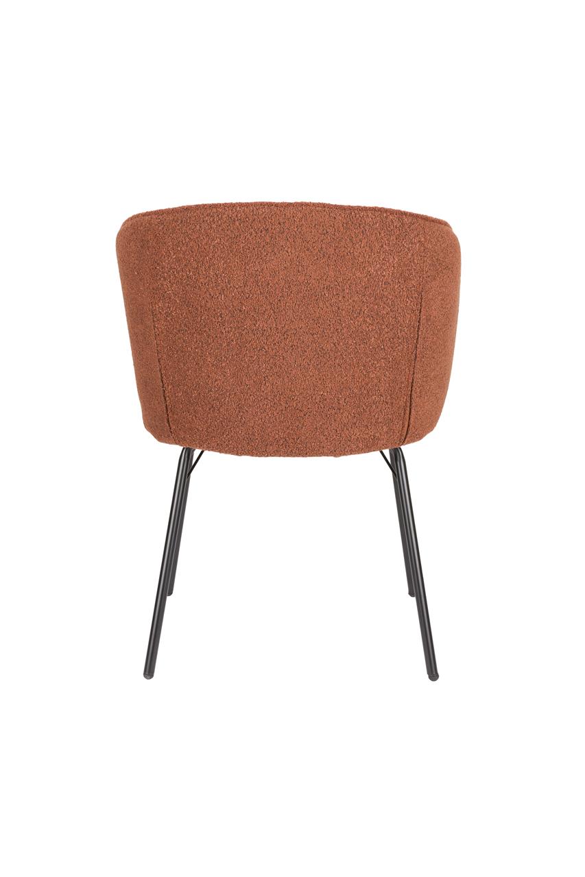 JOA Chair terracotta with black base