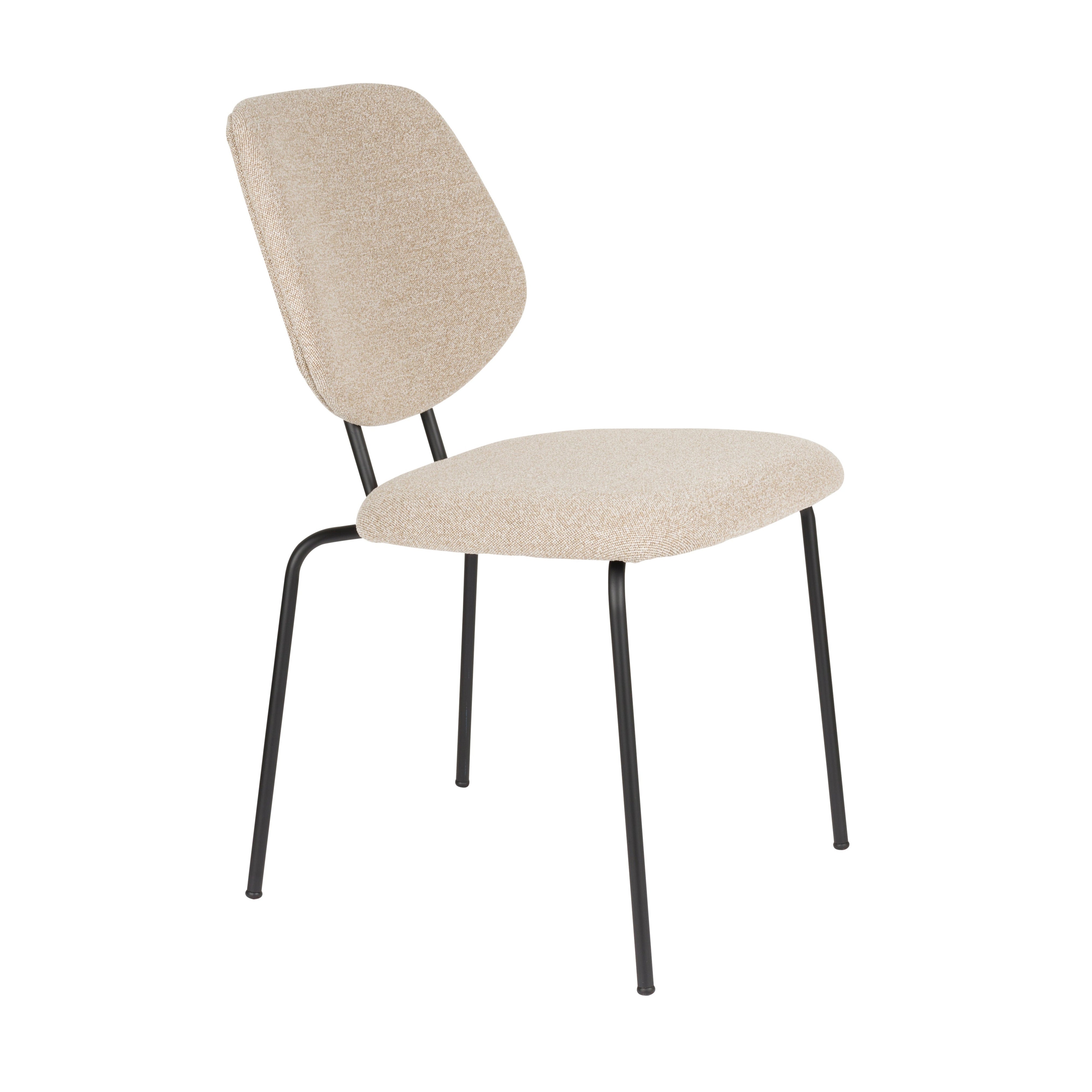 ZELO chair beige with black base