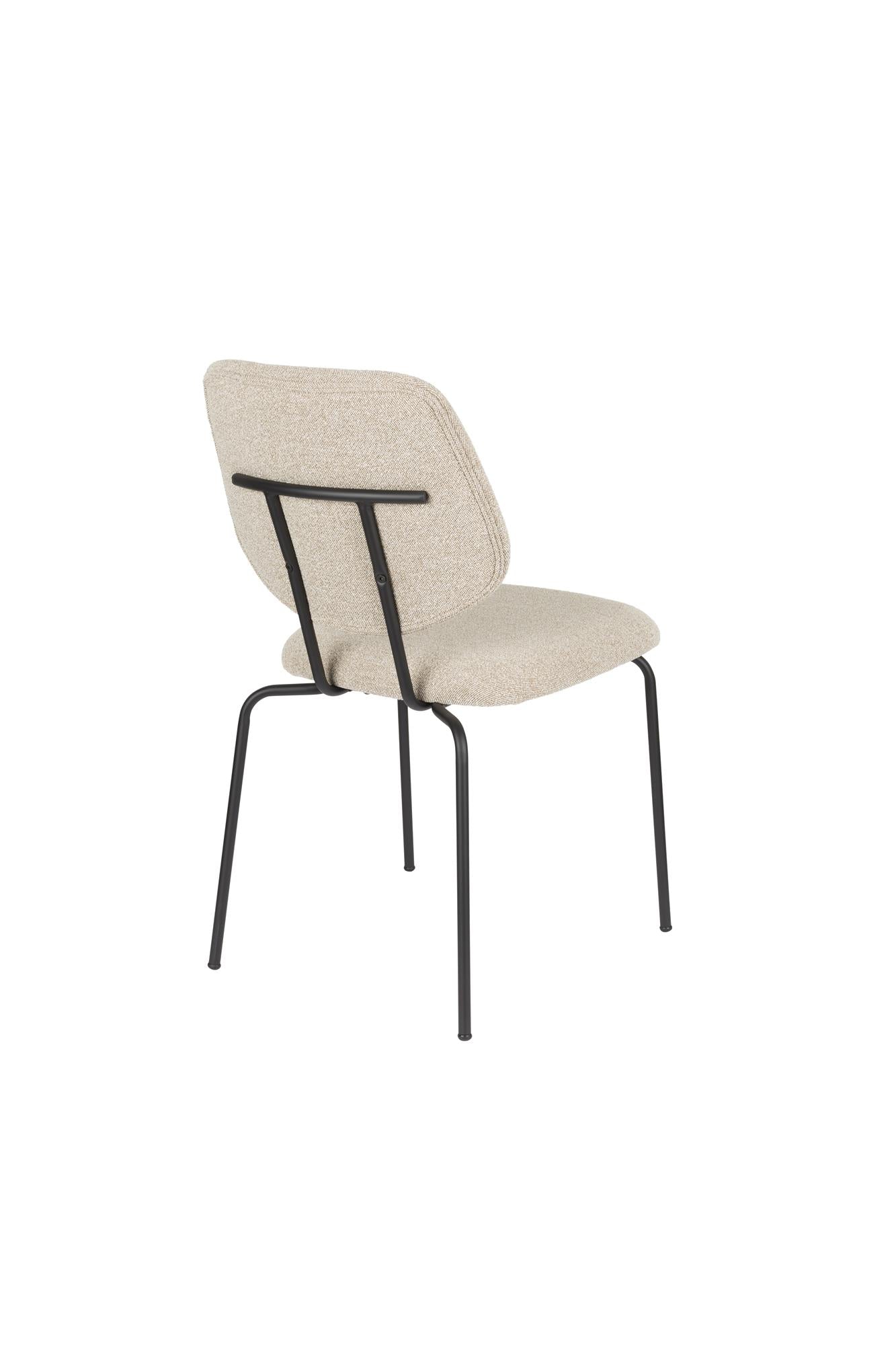 ZELO chair beige with black base