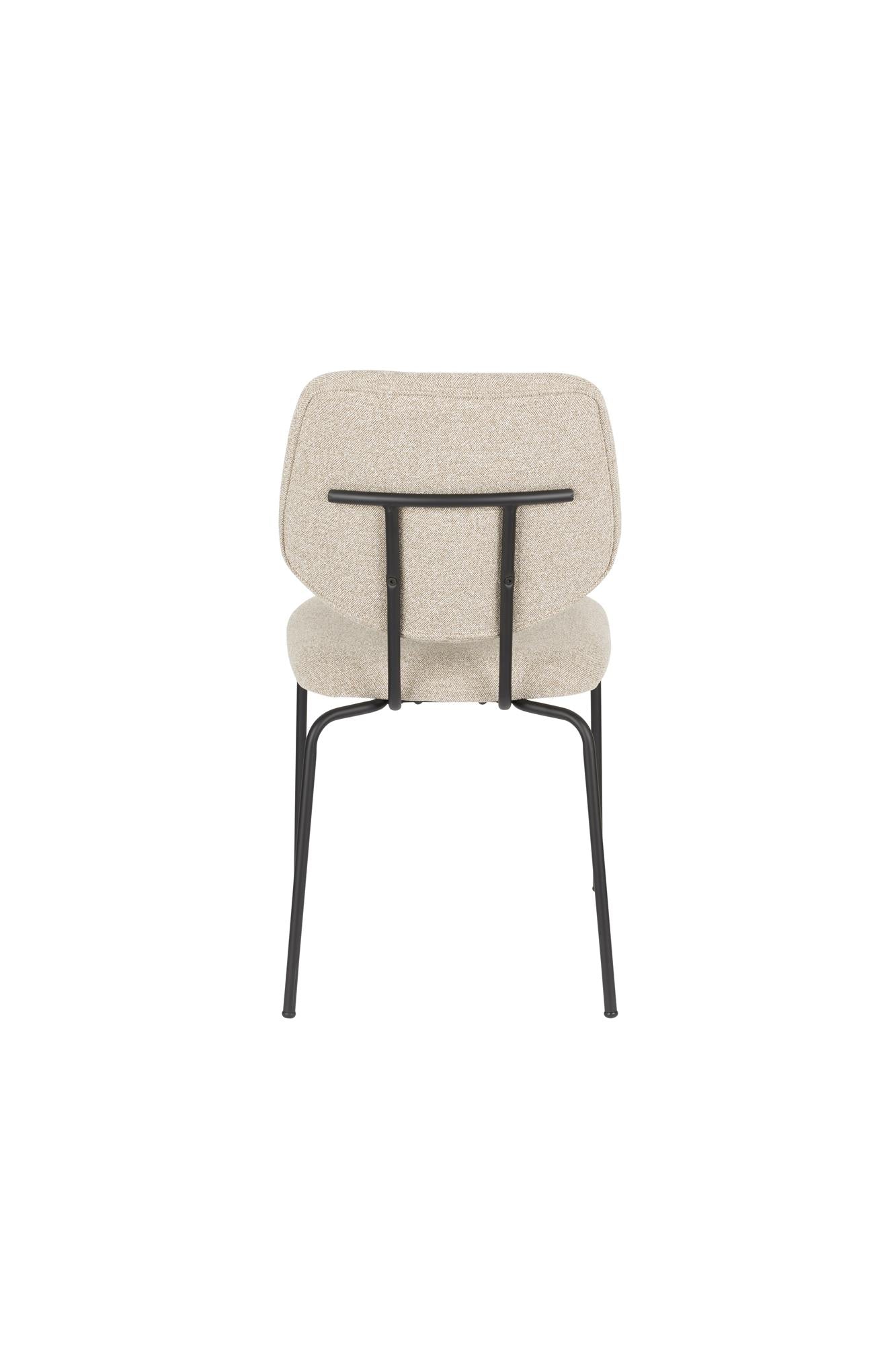 ZELO chair beige with black base