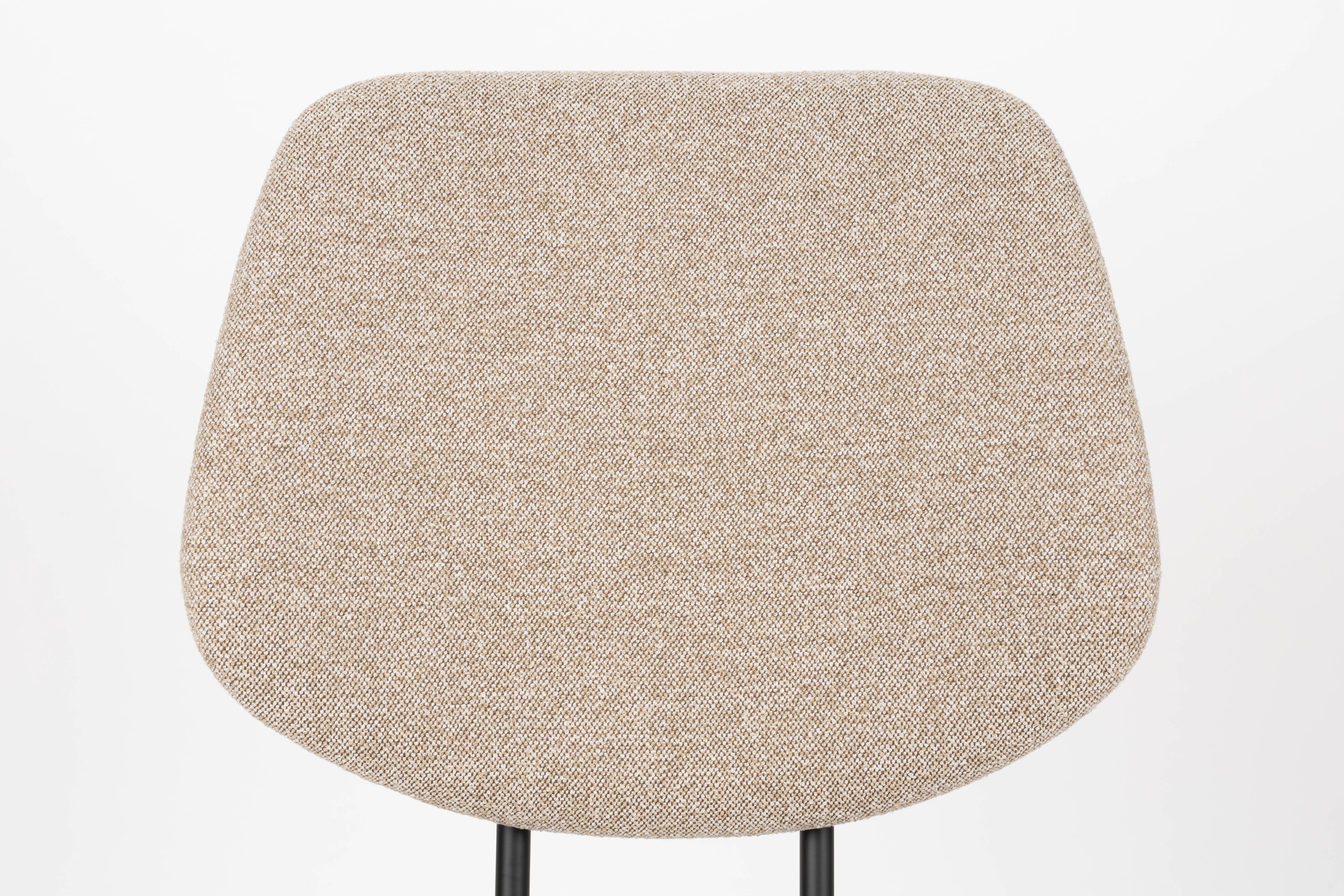 ZELO chair beige with black base