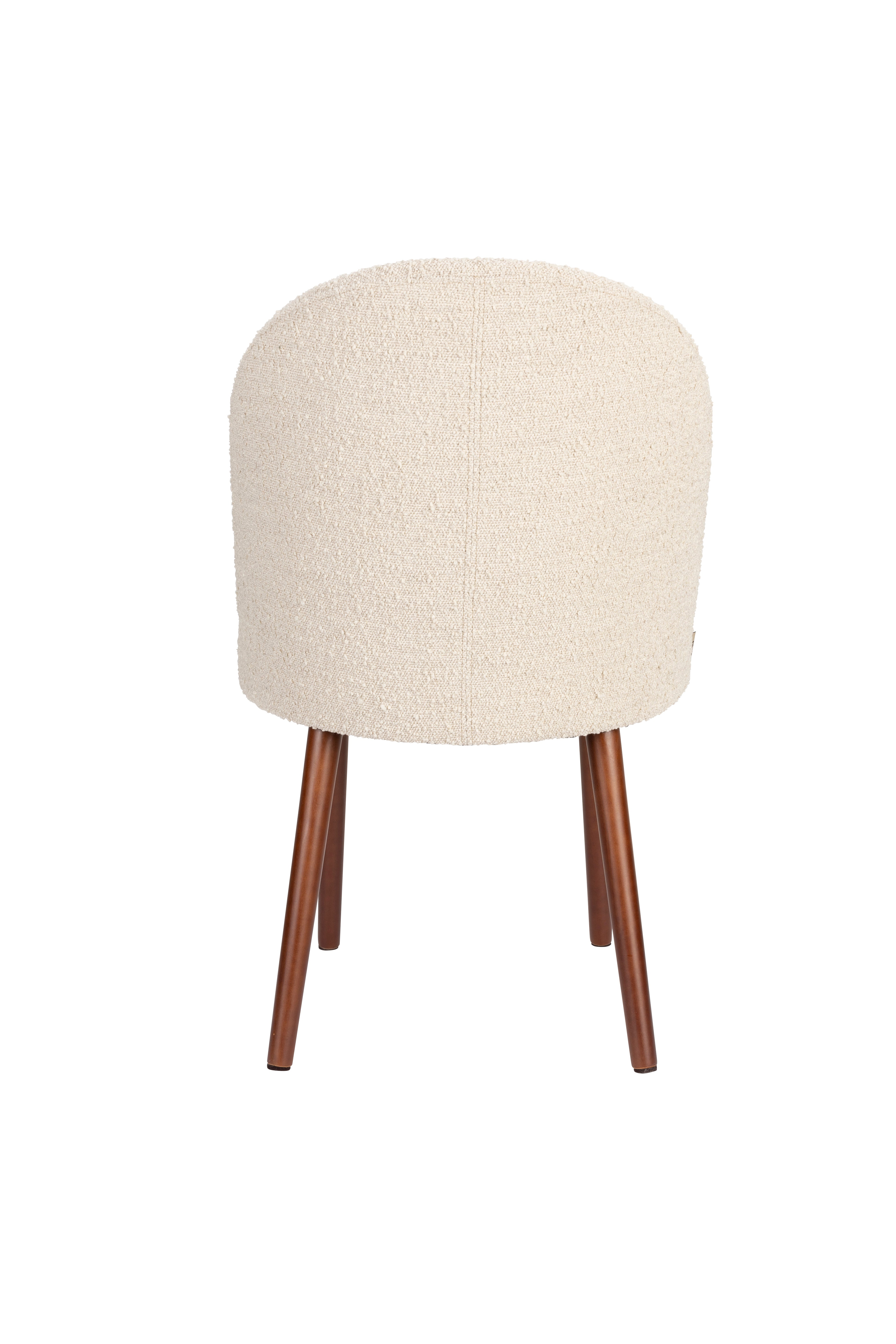 Stuhl BARBARA beige mit Holzgestell