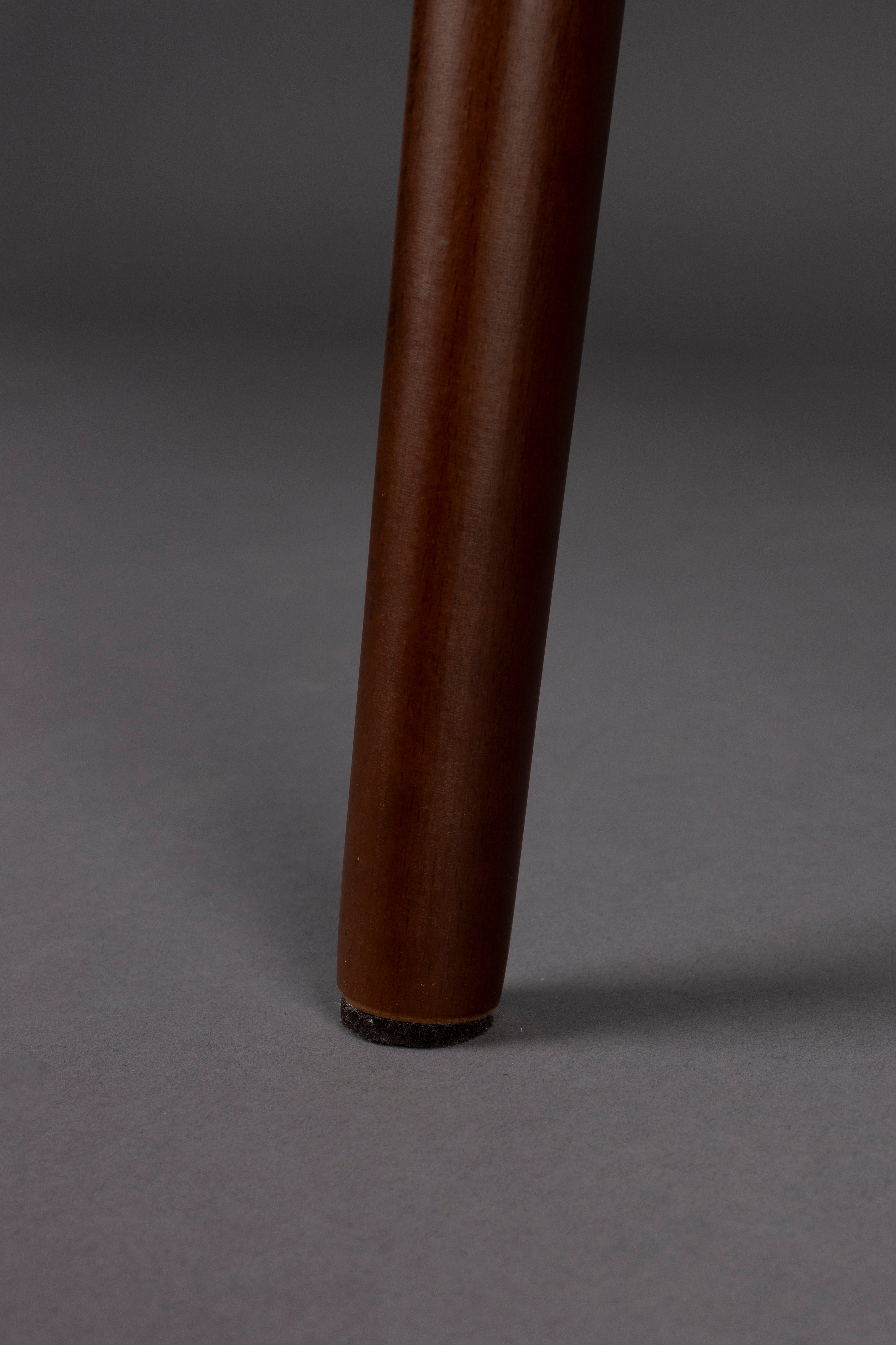 Stuhl BARBARA beige mit Holzgestell