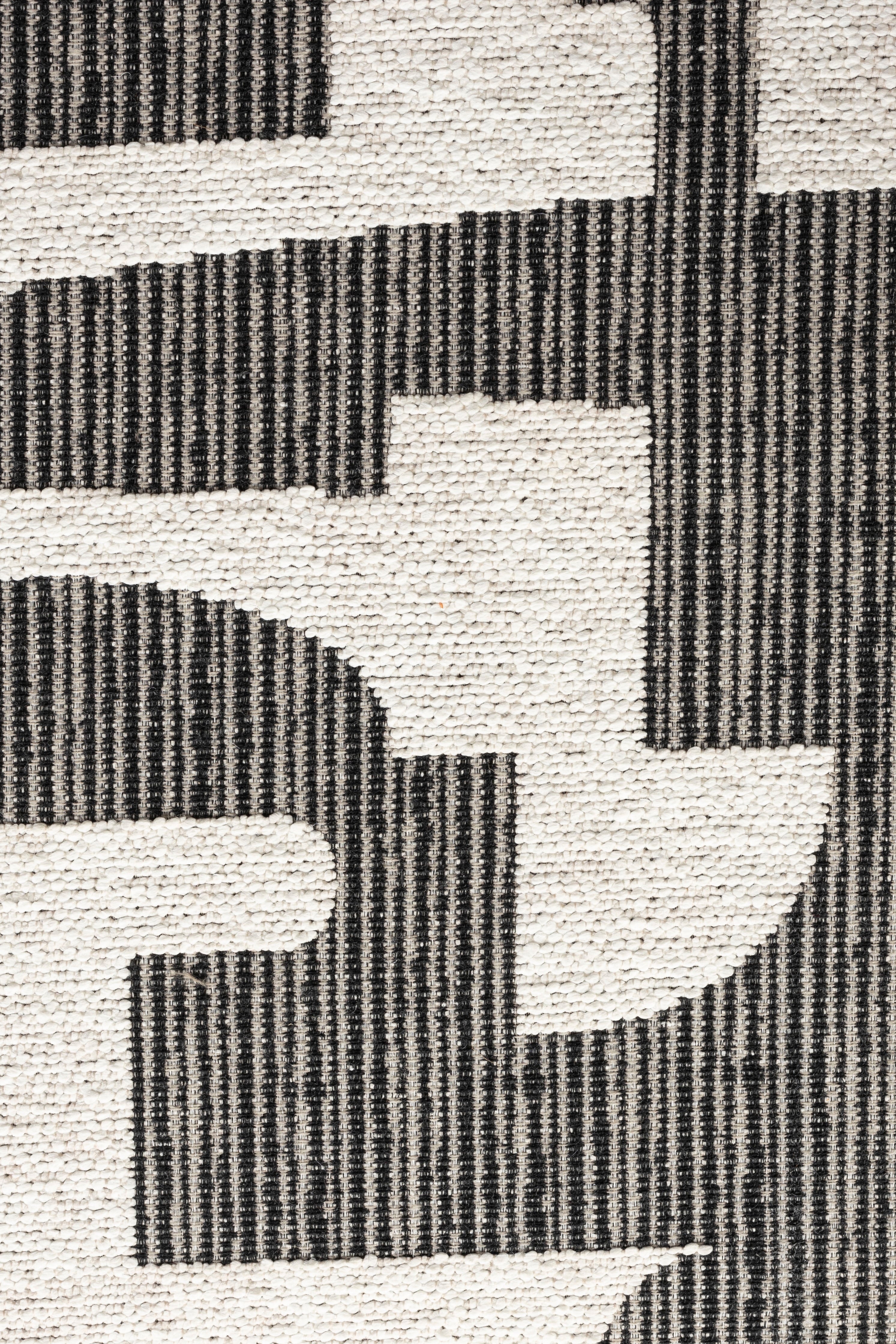 Stoel MIYO wit met zwart patroon