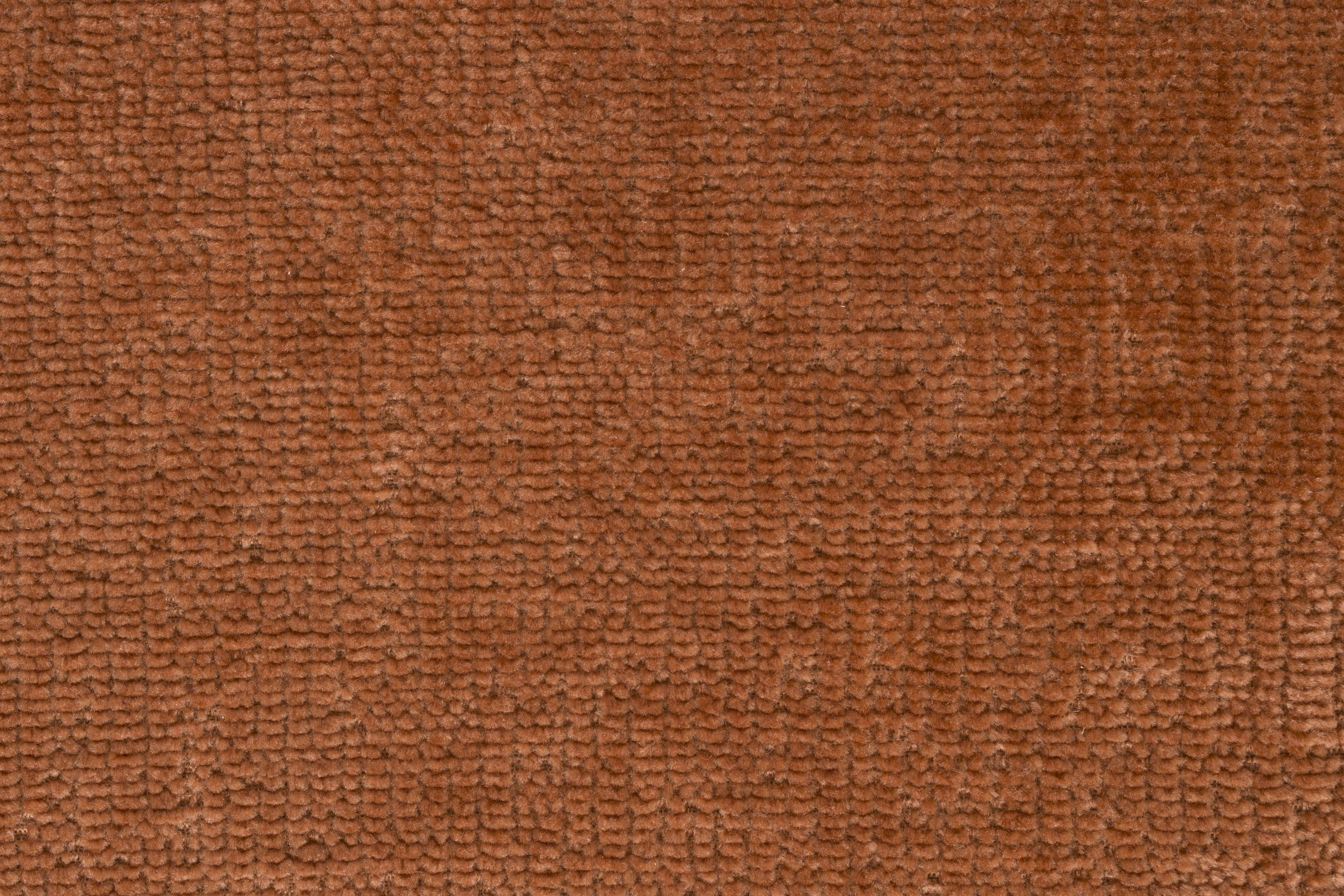 Stuhl BOUTON Terrakotta mit schwarzem Gestell