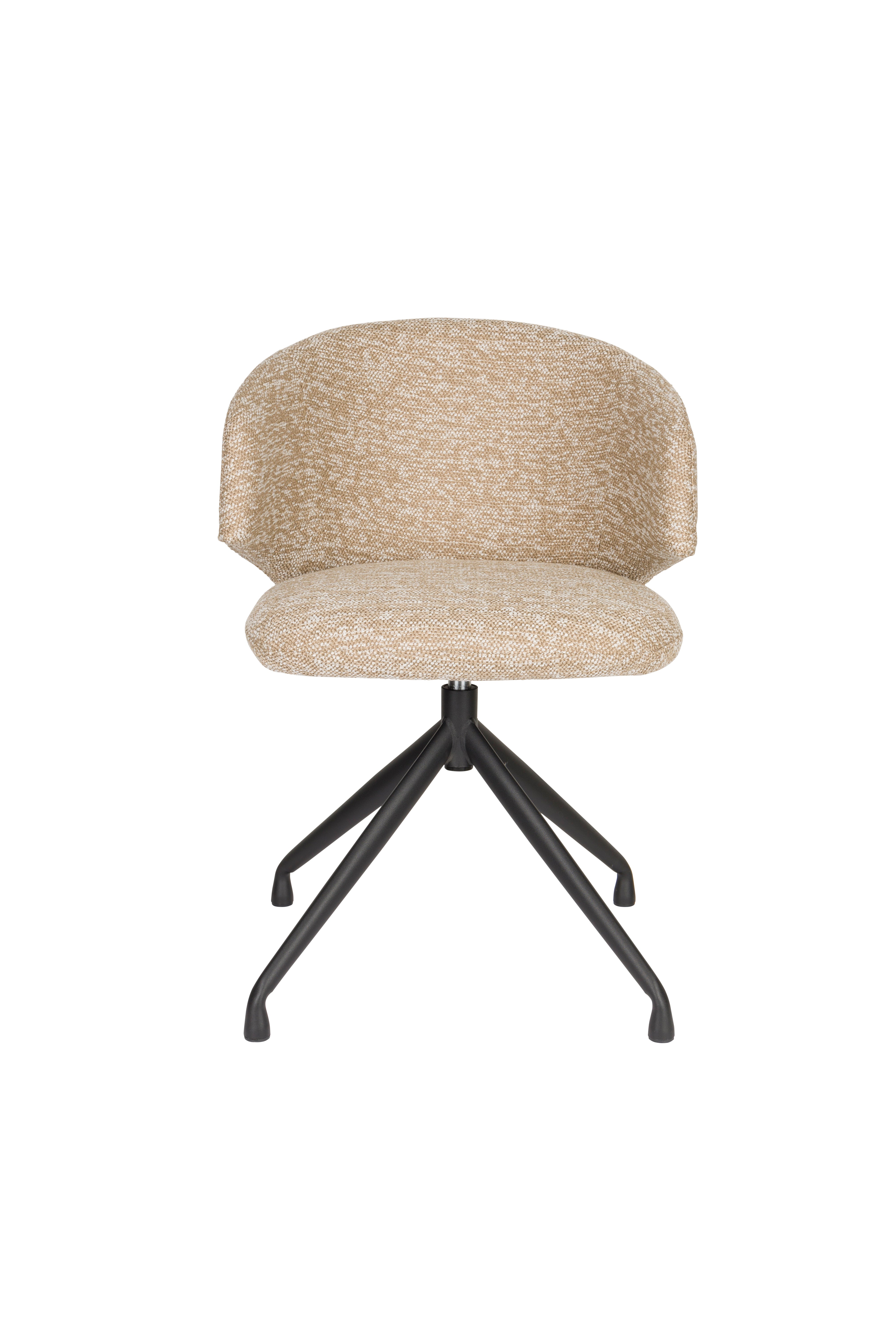 BALADO swivel chair brown with black base