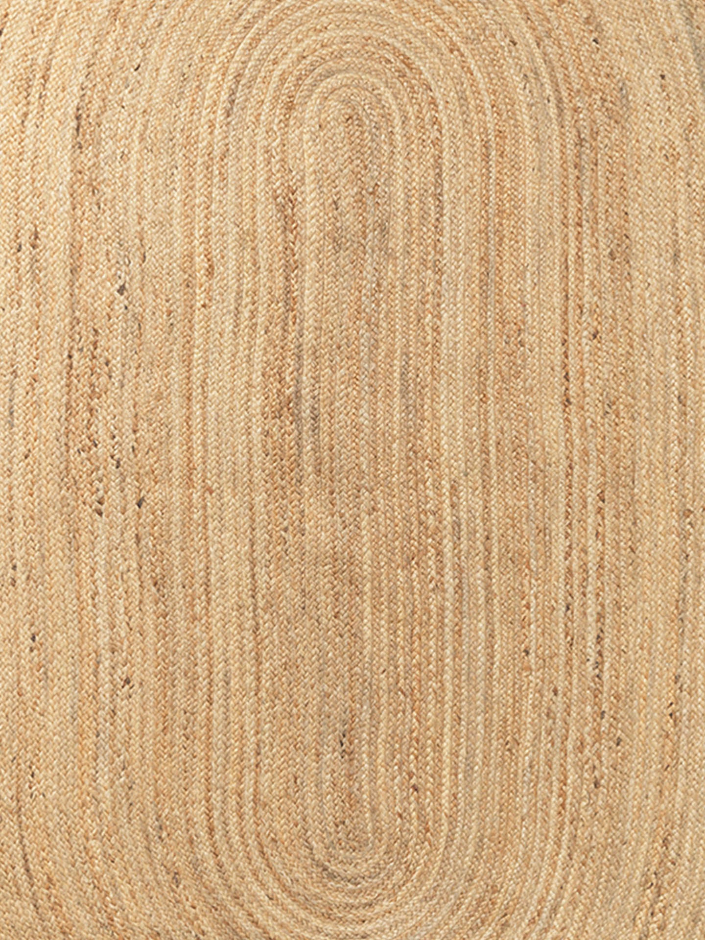 Ovale ETERNAL jute tapijt