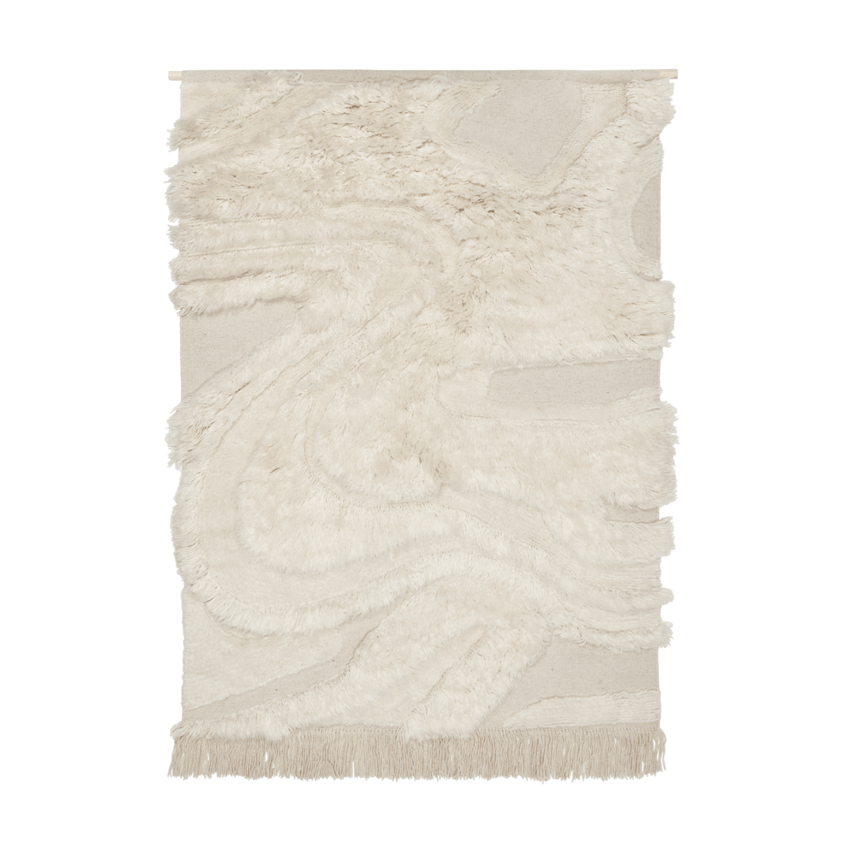 Dywan ścienny RIME złamany biały – ferm LIVING
