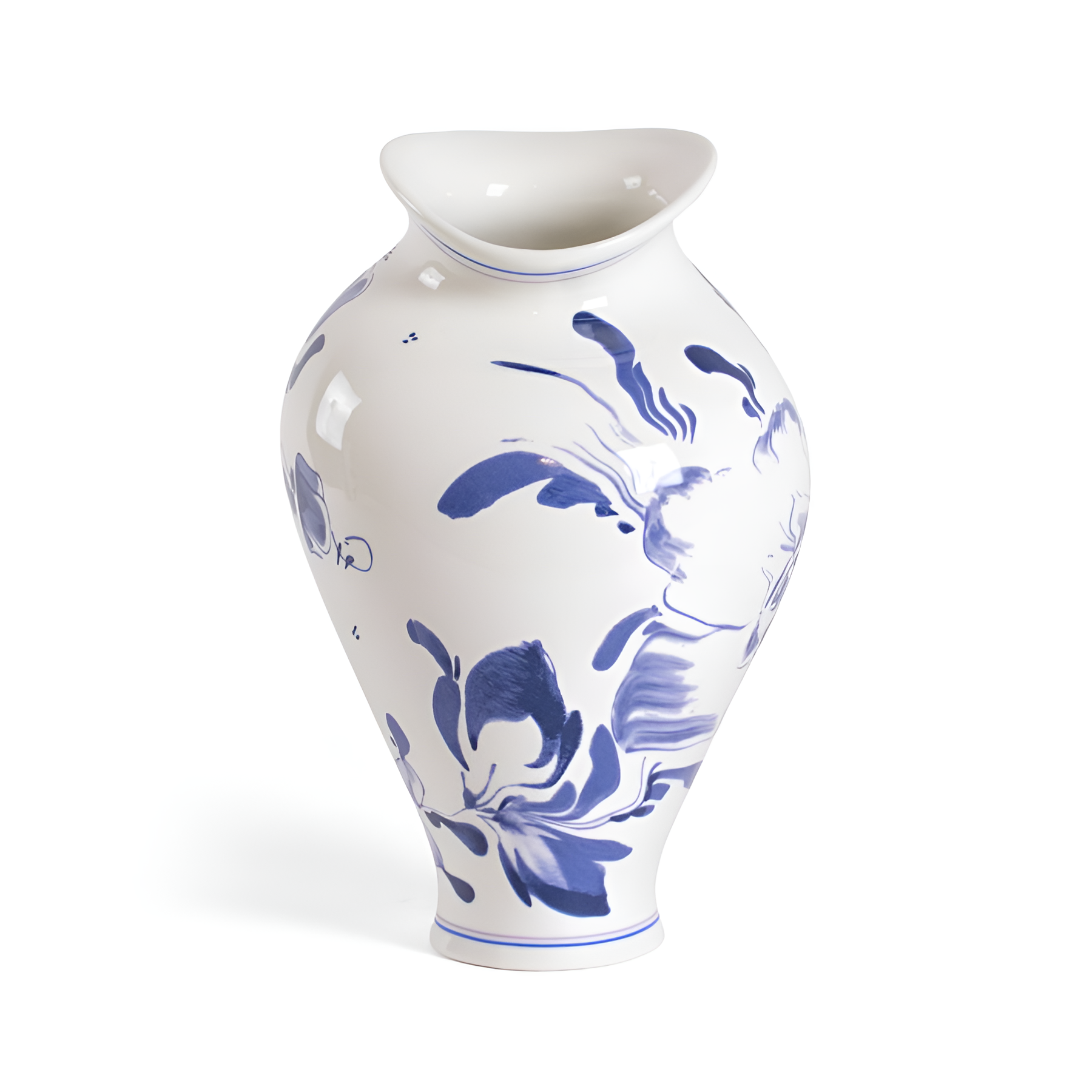 Wase Classics on Acid - Floral Delft White Porcelain
