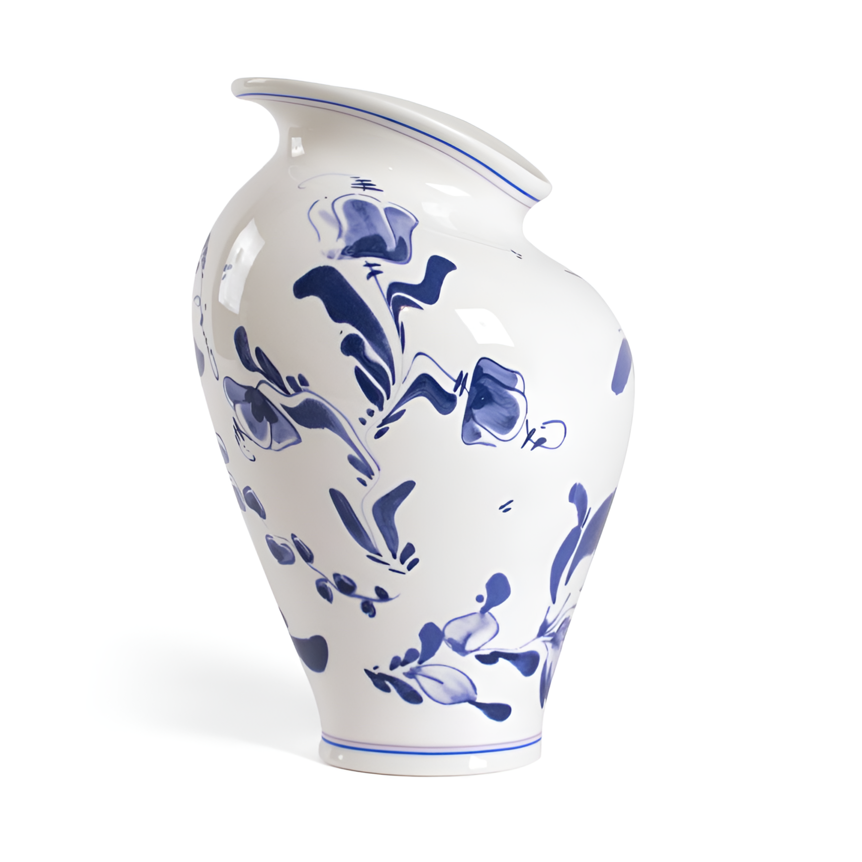 Wase Classics on Acid - Floral Delft White Porcelain