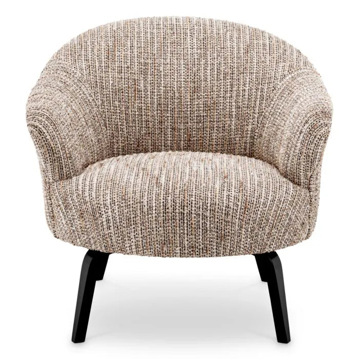 Beige gemêleerde MORETTI fauteuil