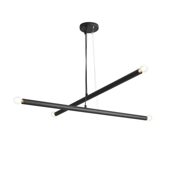 Schwarze Röhrchenlampe