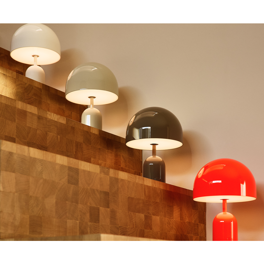 Glockenbraune tragbare Lampe