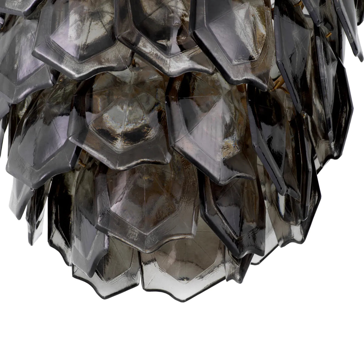 Kroonluchter ELIAS met rookglas