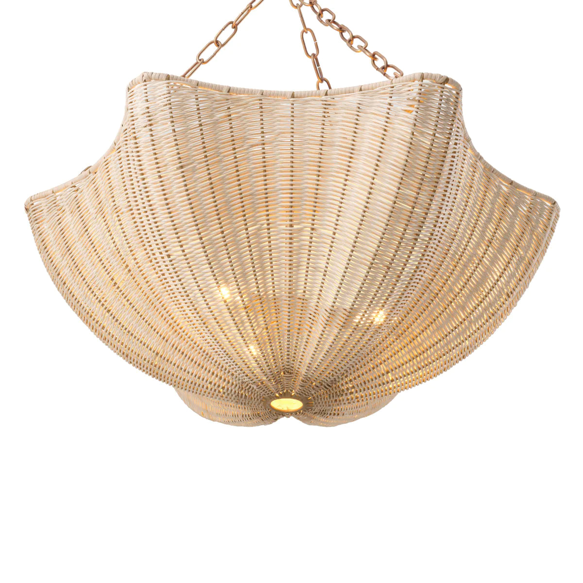 Hanging lamp Los Palmos Natural Cut