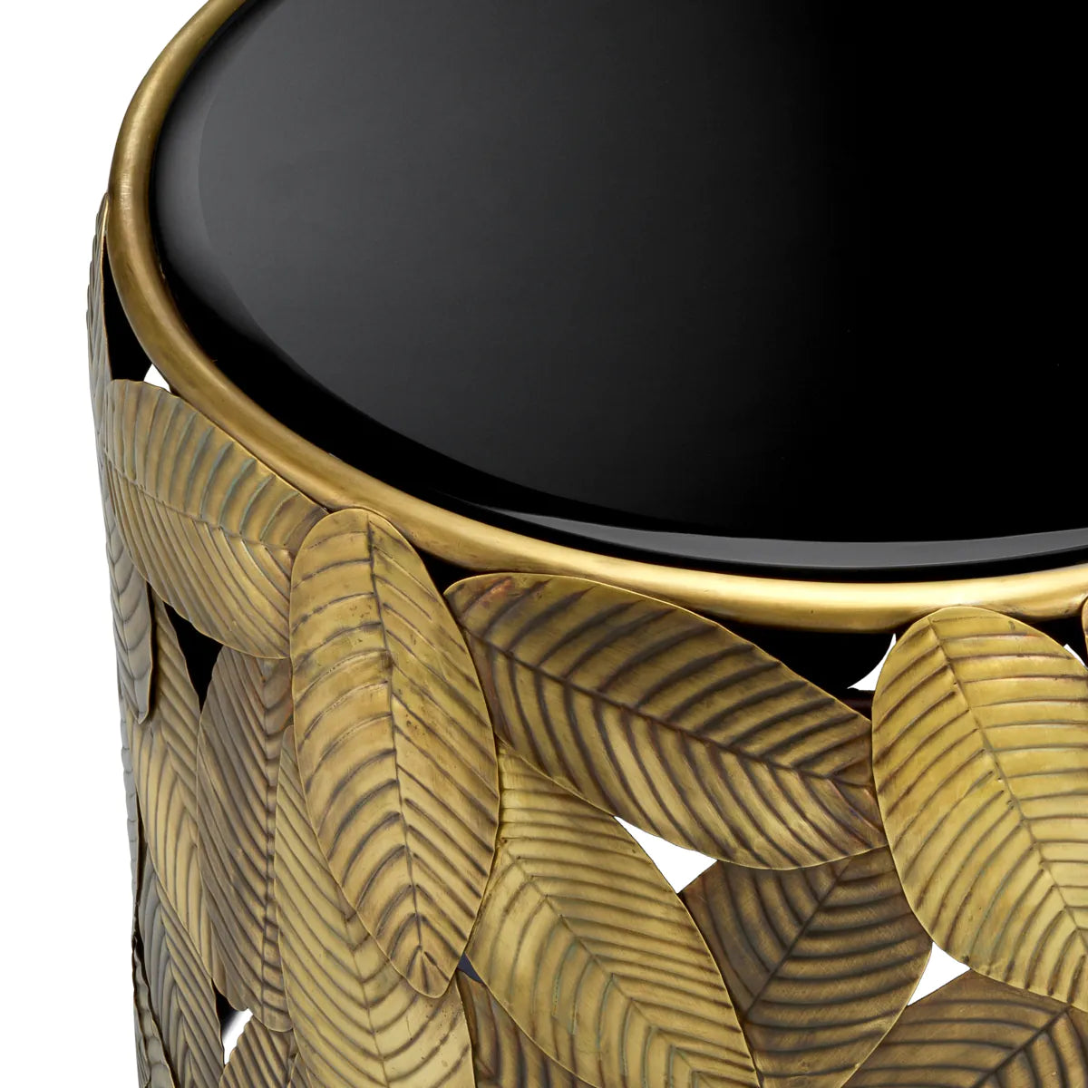 Bijzettafel BOTANICO gouden basis