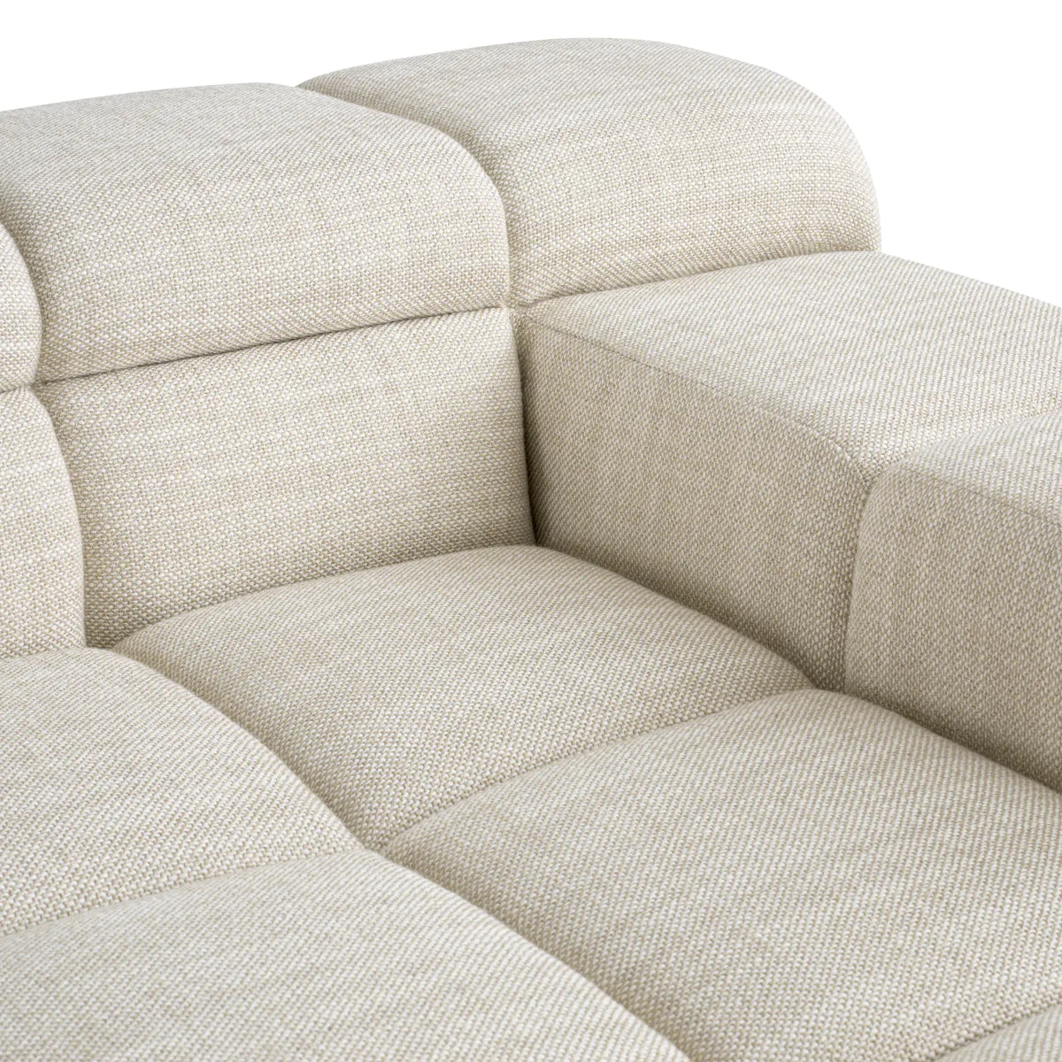 Modular Sofa Hunter - Endes Element des rechten Beige