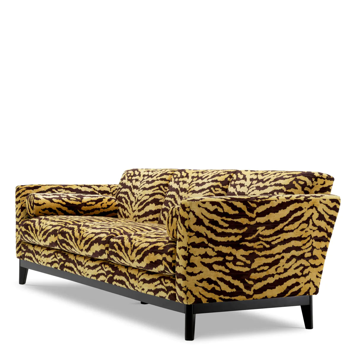 Flux Goldbrauner Drucksofa