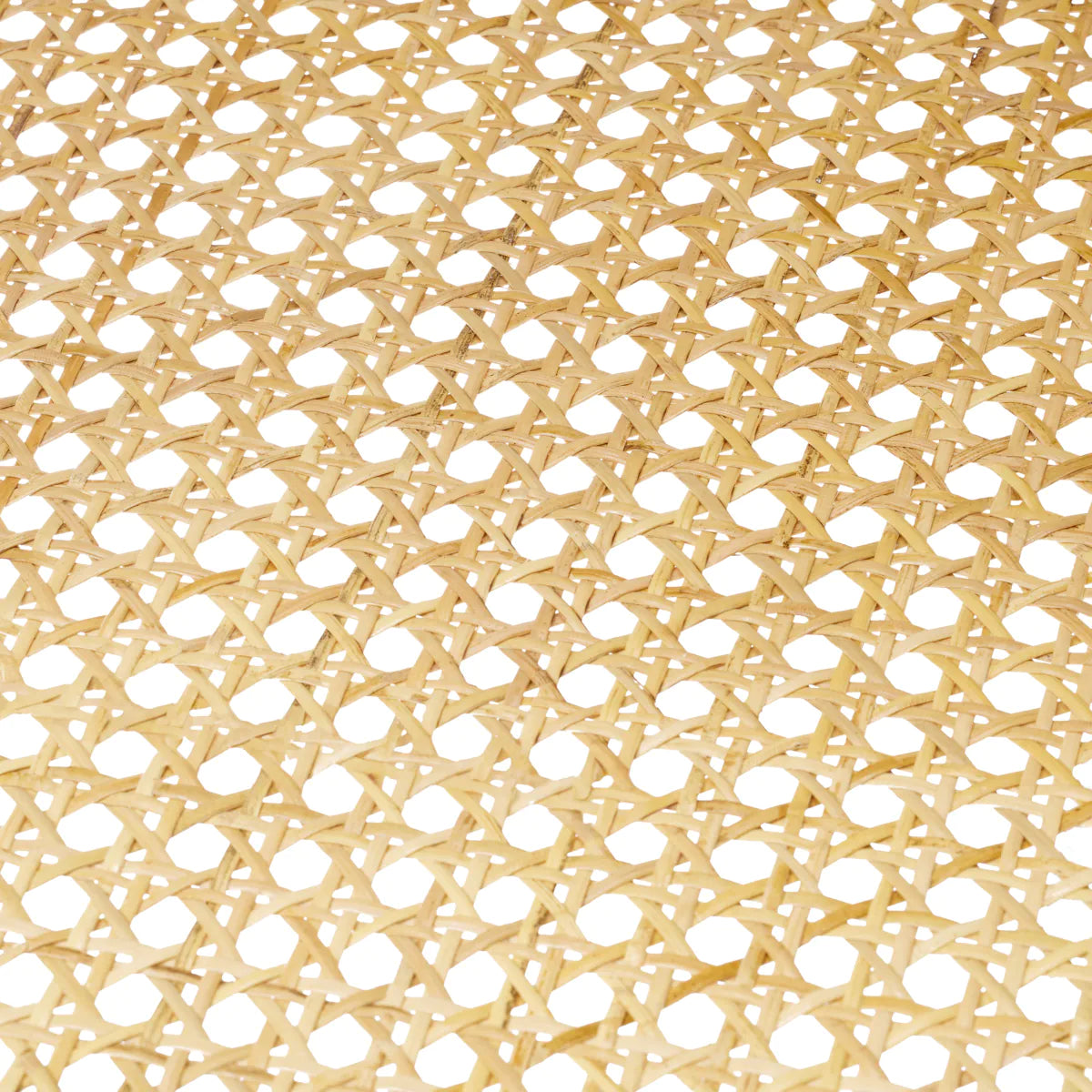 Bahamas Rattan Couchtisch mit einer weißen Basis