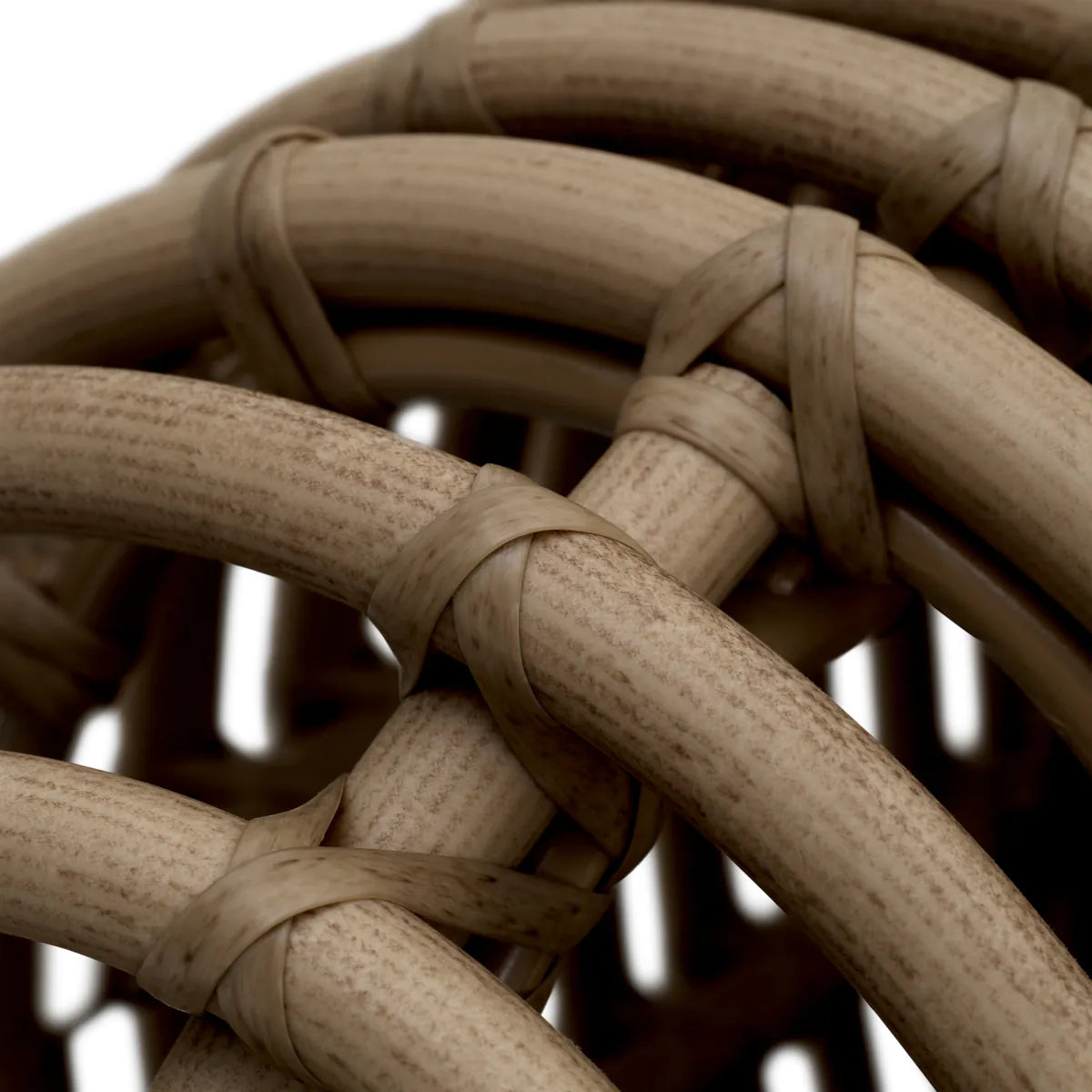 Sofa für den Außenbereich SIDERNO aus synthetischem Rattan