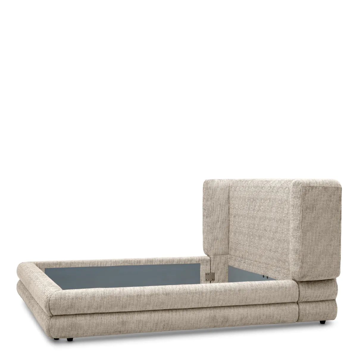 Gestoffeerd bed FRANCISCO beige