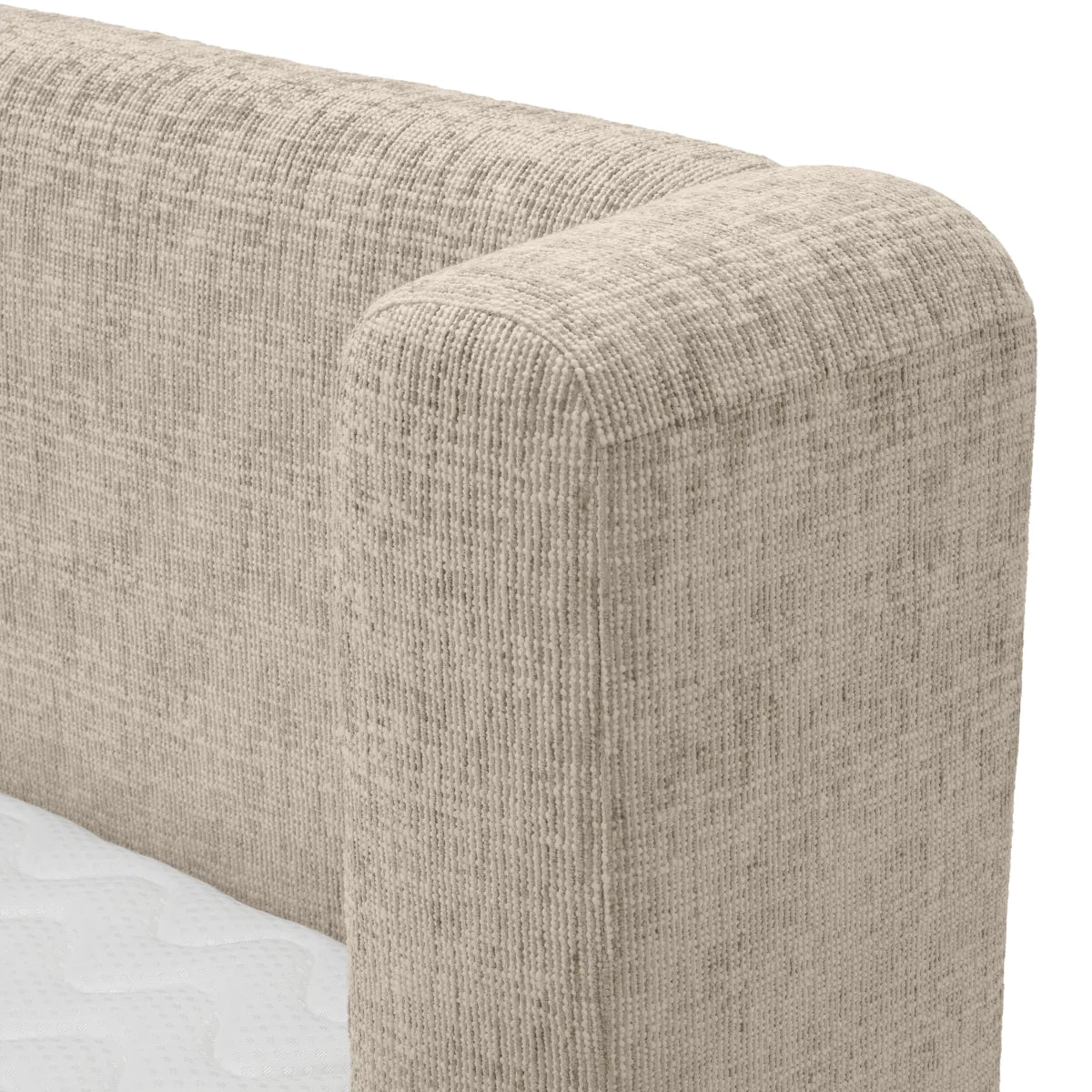 Gestoffeerd bed FRANCISCO beige