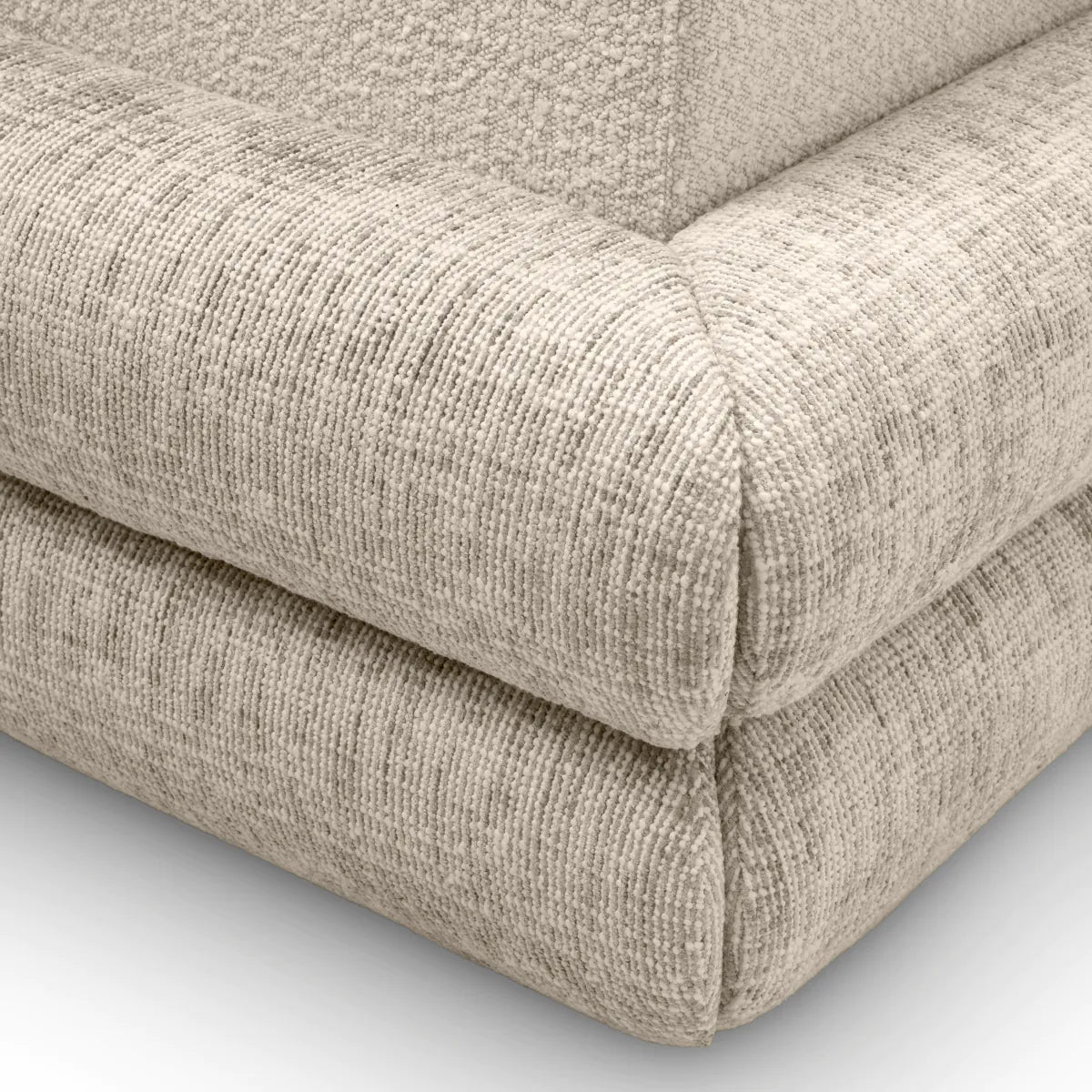 Gestoffeerd bed FRANCISCO beige