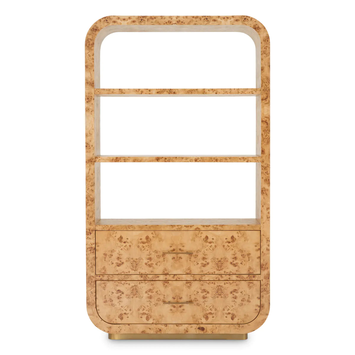 Quinton shelf light brown maple veneer