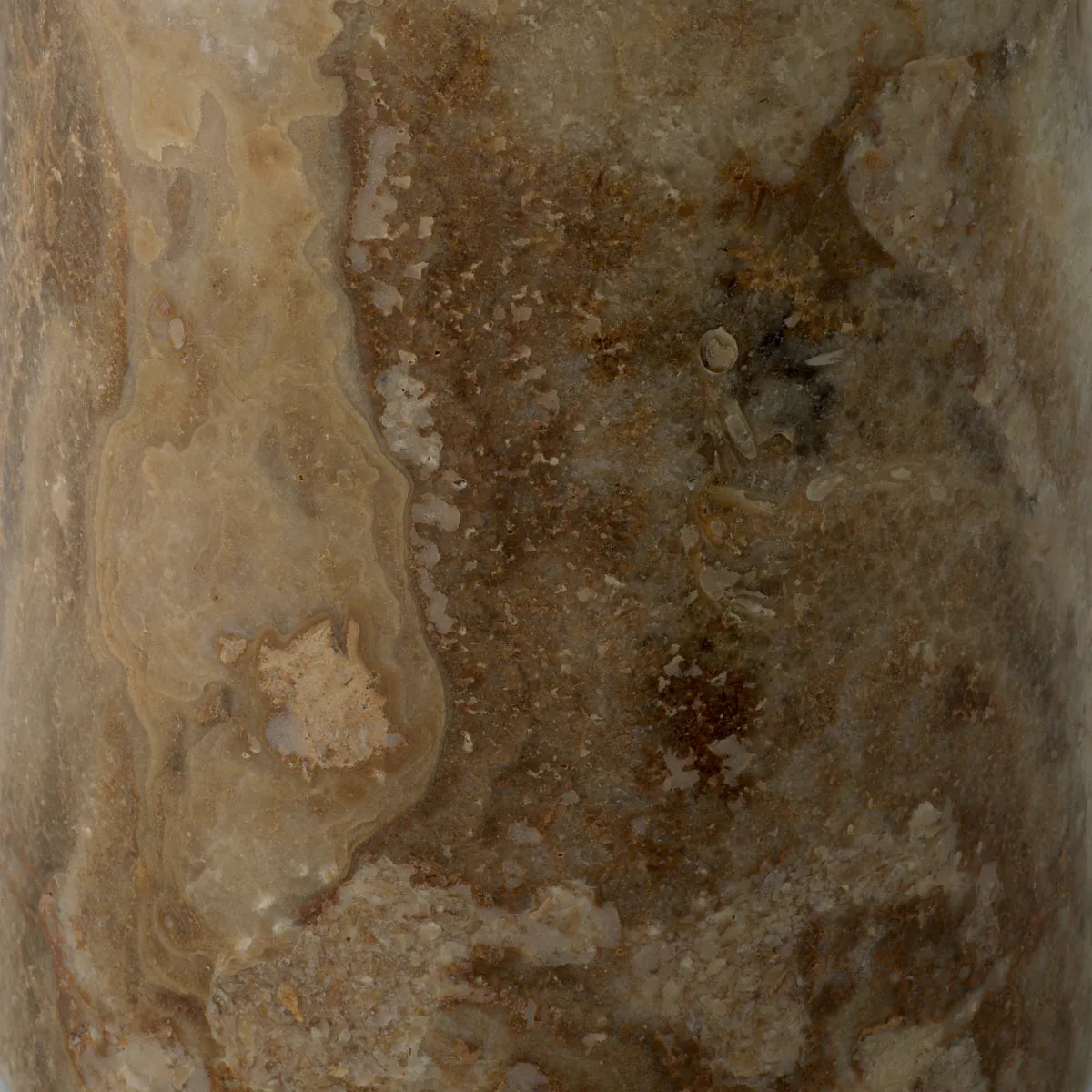 Bijzettafel TERRY beige onyx