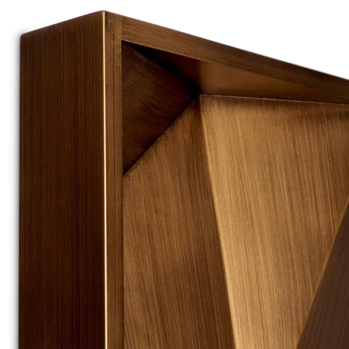 Wanddecoratie BRAVURA messing