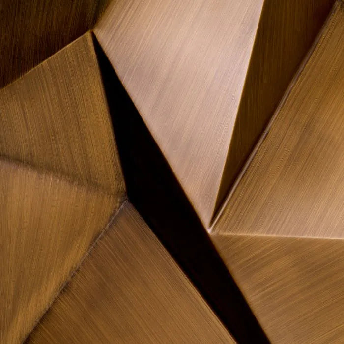 Wanddecoratie BRAVURA messing