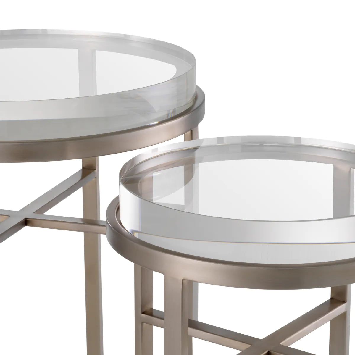 Stieftisch -Set Hoxton Steel