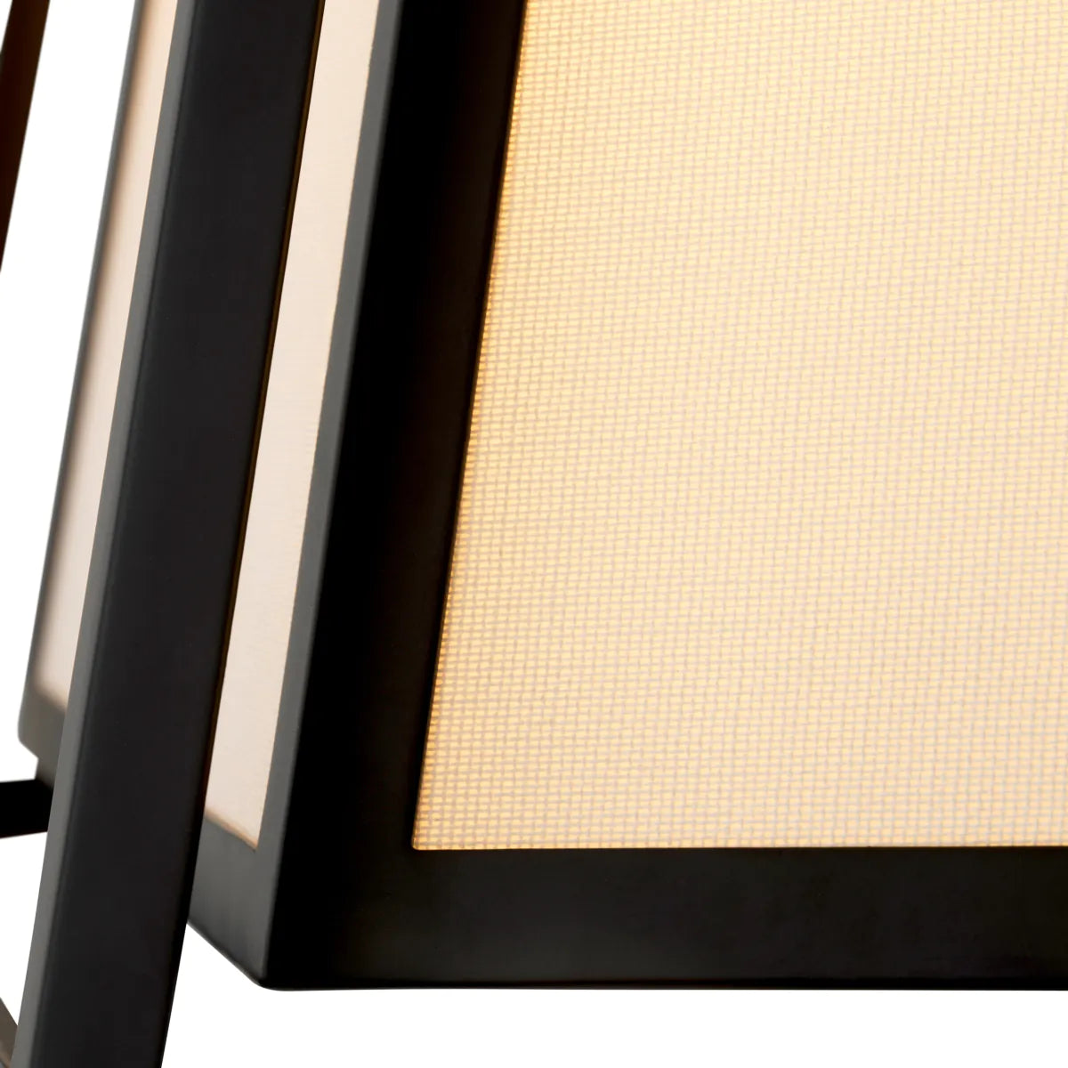 Hanglamp MORENO gebroken wit met zwart