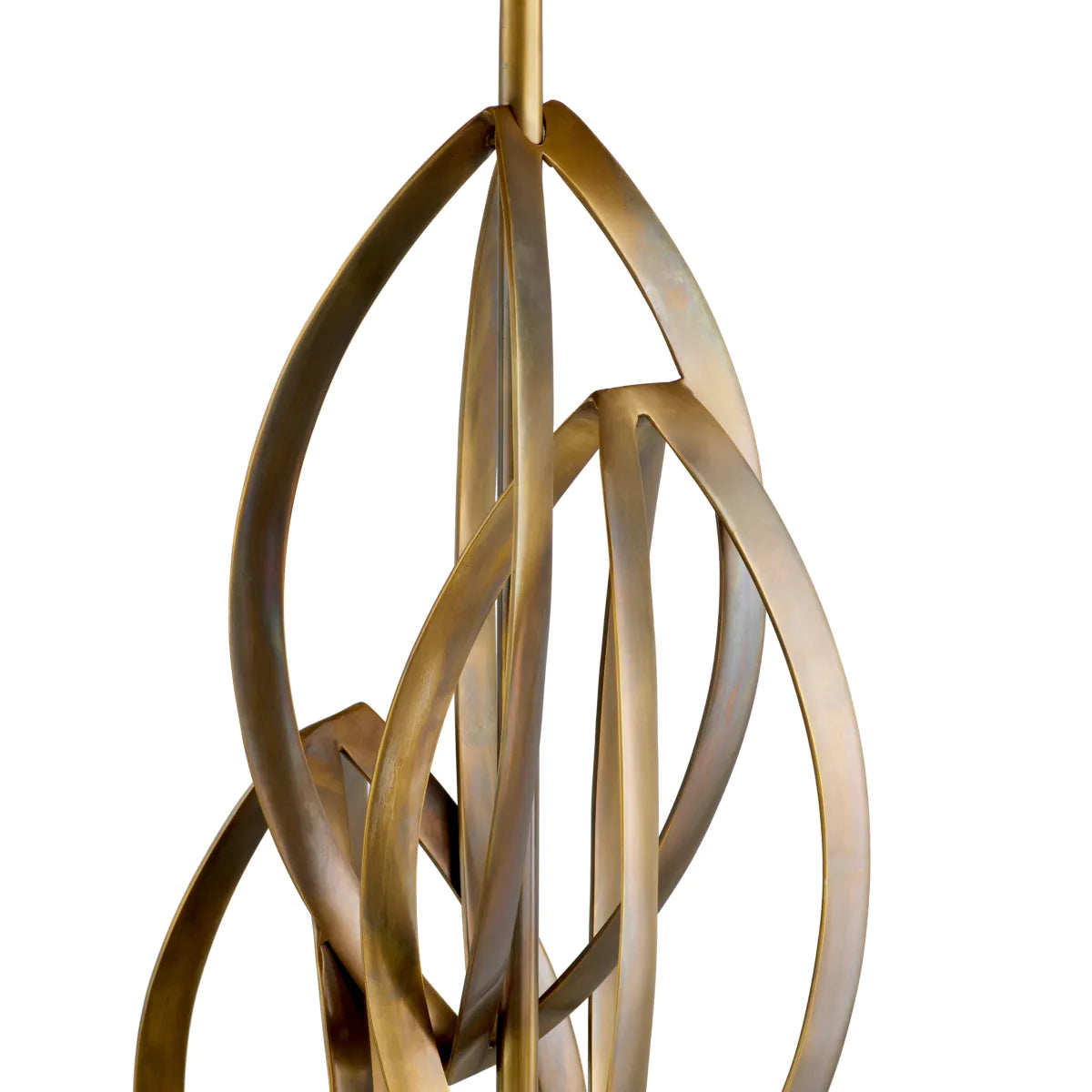 BELLAMONT table lamp in antique gold with a granite base