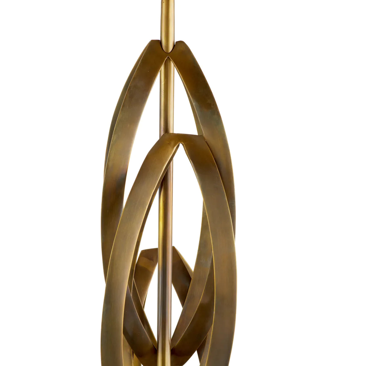 BELLAMONT table lamp in antique gold with a granite base