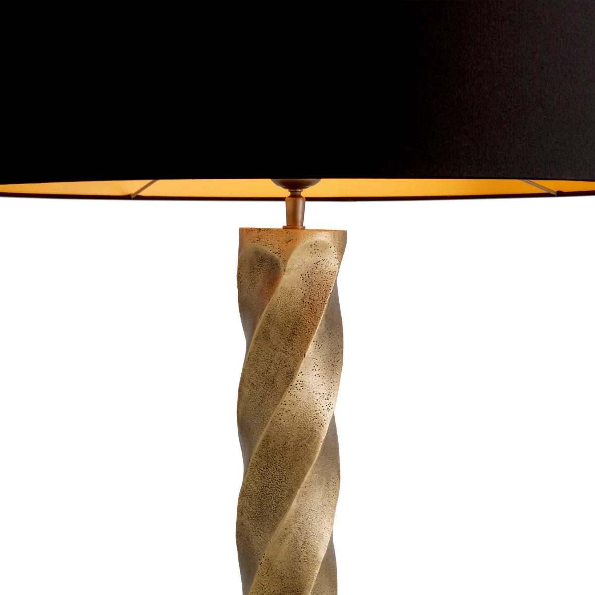 COSTANZA floor lamp antique brass with granite base