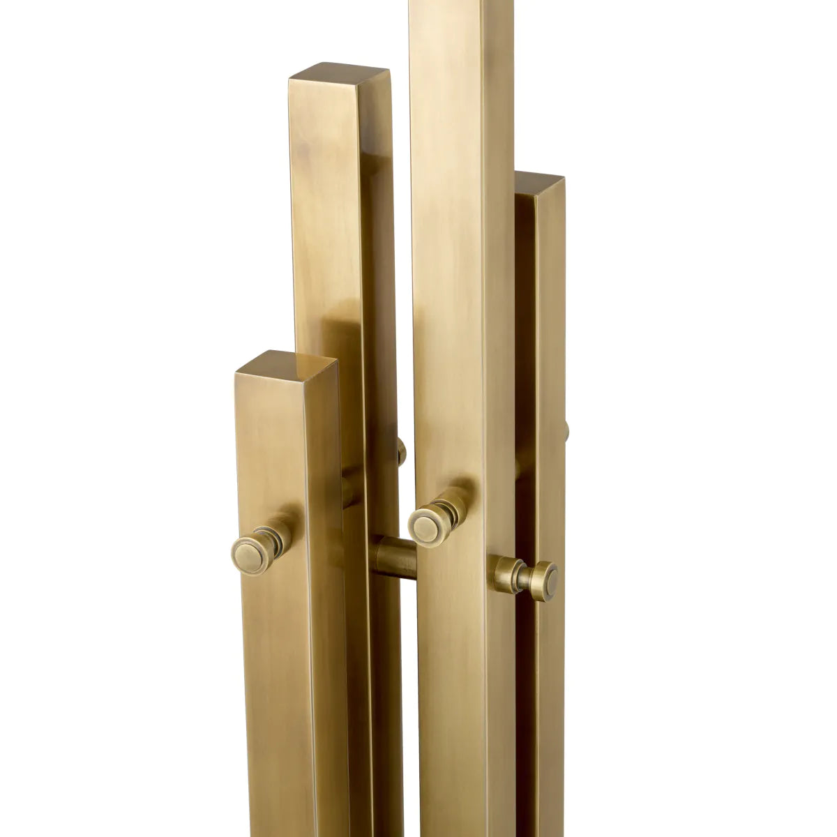 Tischlampe DESTINO Stahl mit Travertinbasis