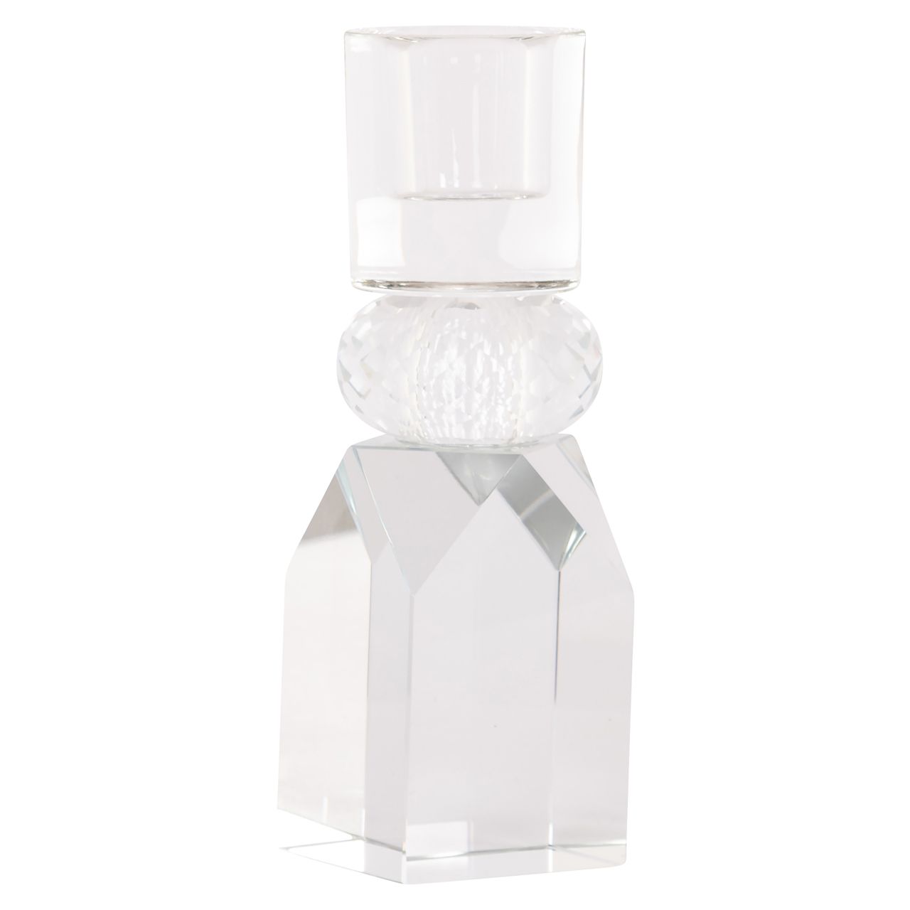 Glazen kaarsenhouder YANOU