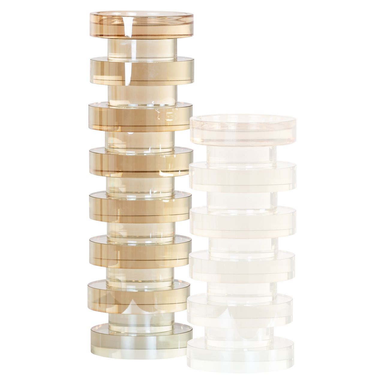 Kristallkerzenhalter CIRA gold